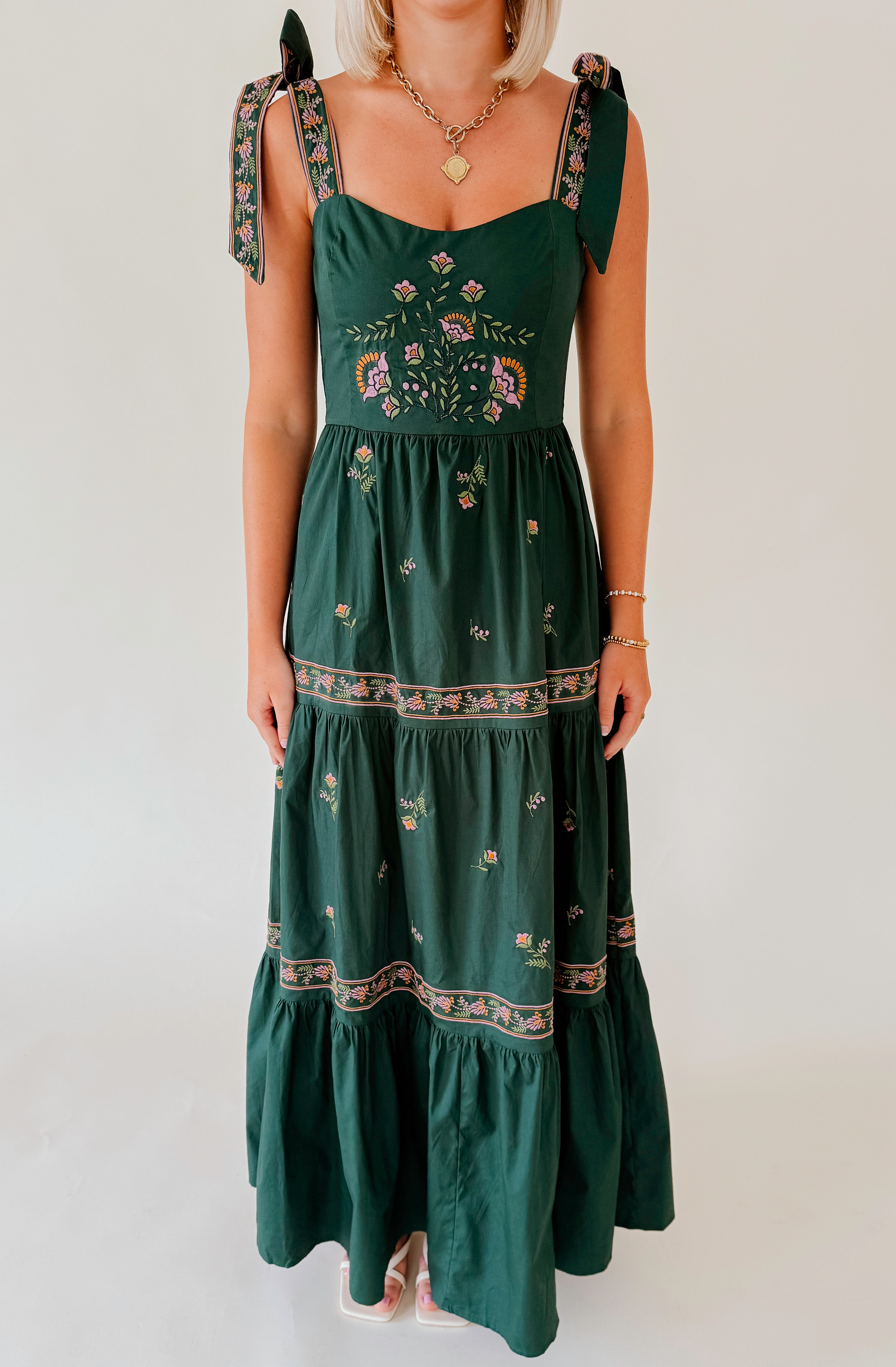 THE MABLE EMBROIDERED DRESS