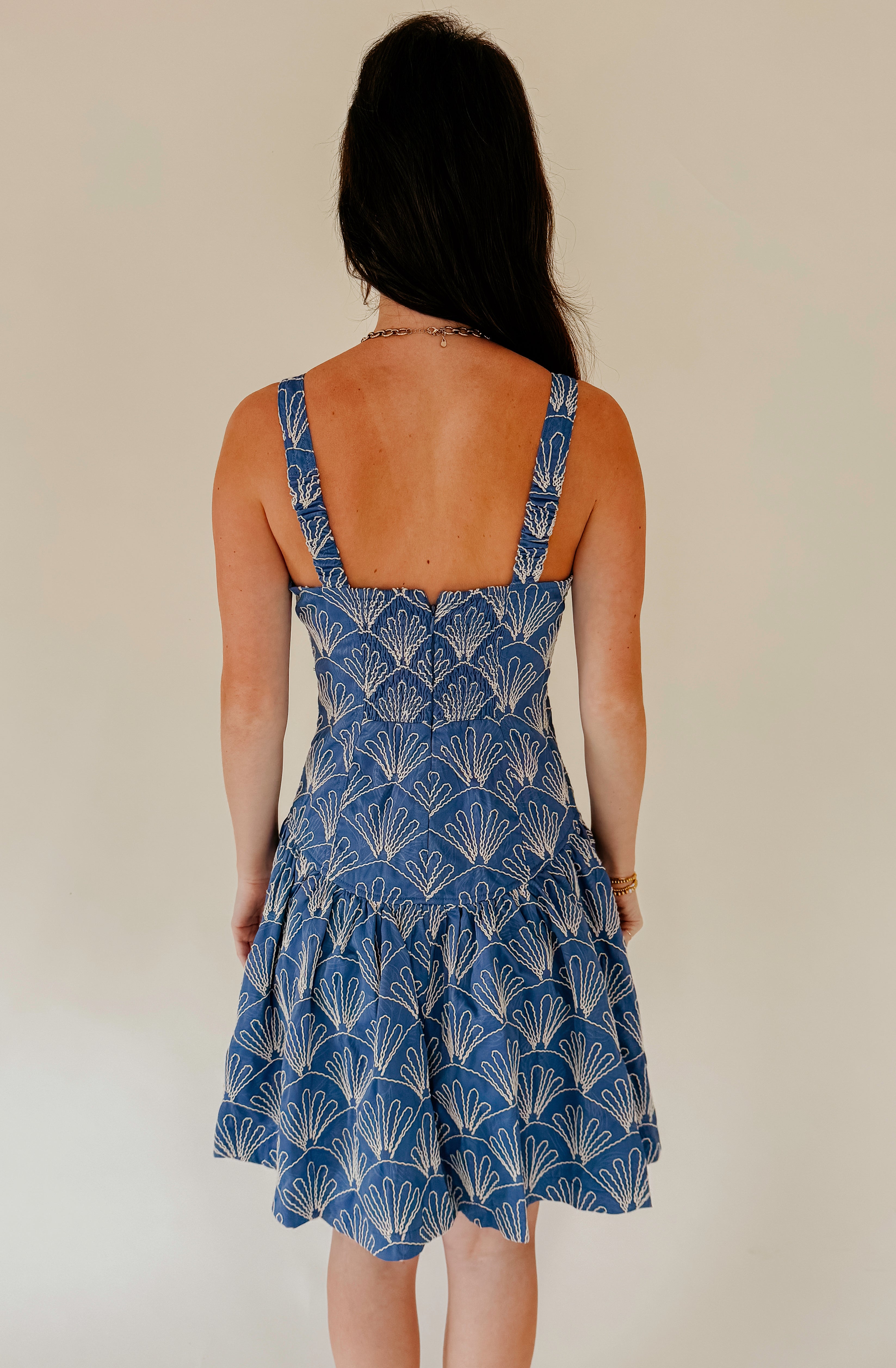 CIEBON NOVA EMBROIDERED DRESS