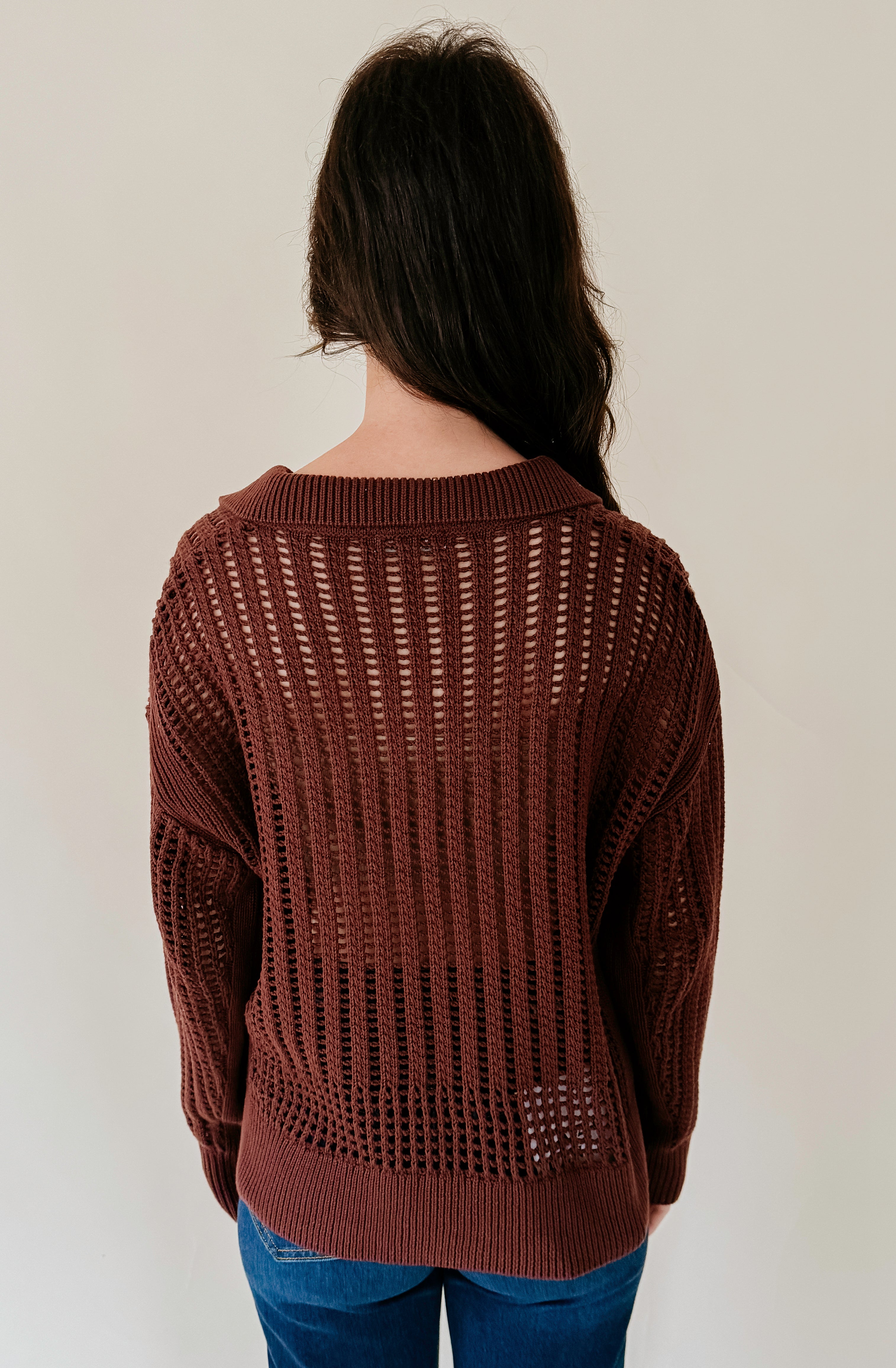 Z SUPPLY LOOKING GLASS POLO SWEATER