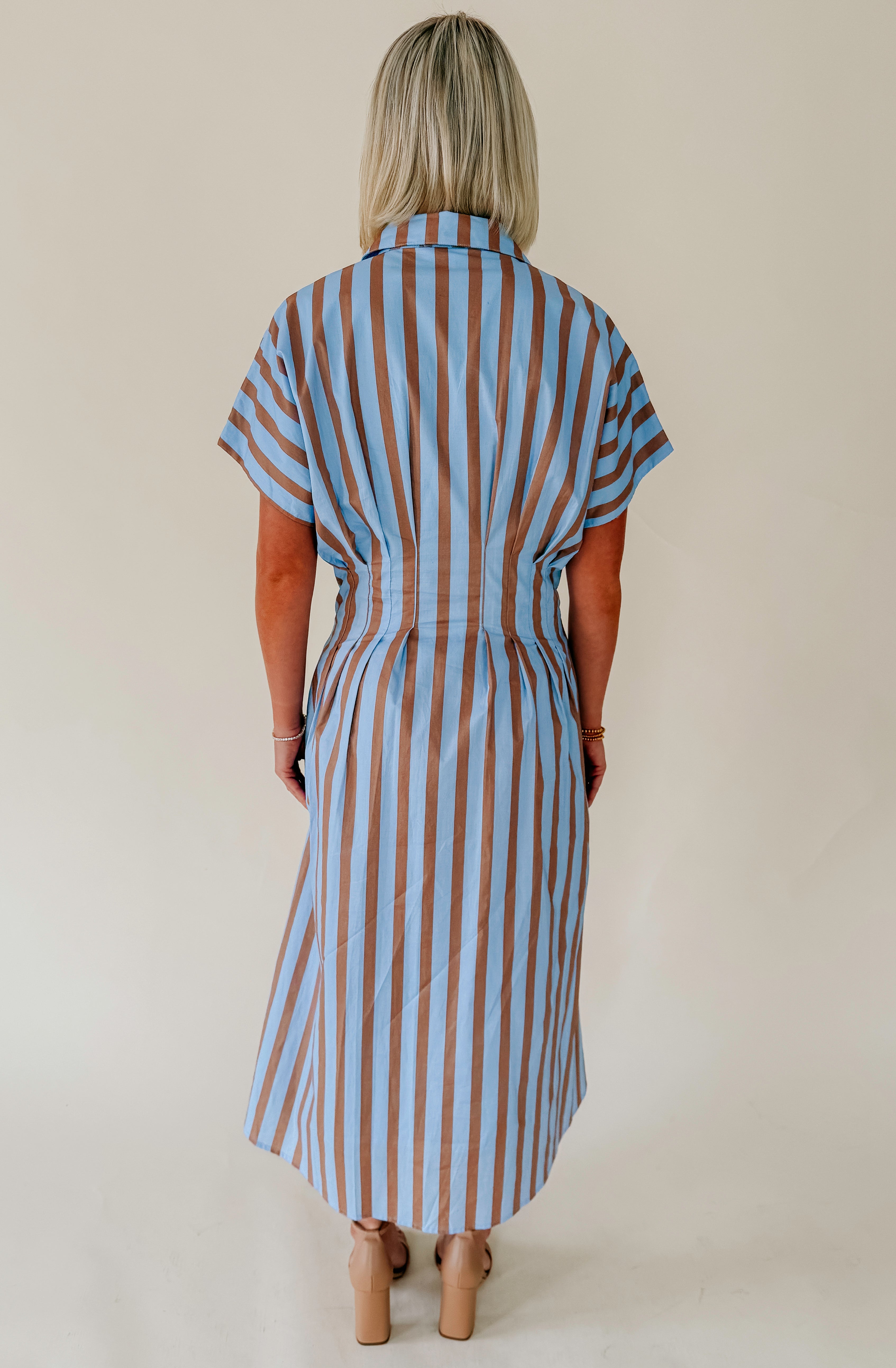 MEET IN THE MIDDLE BUTTONED DRESS