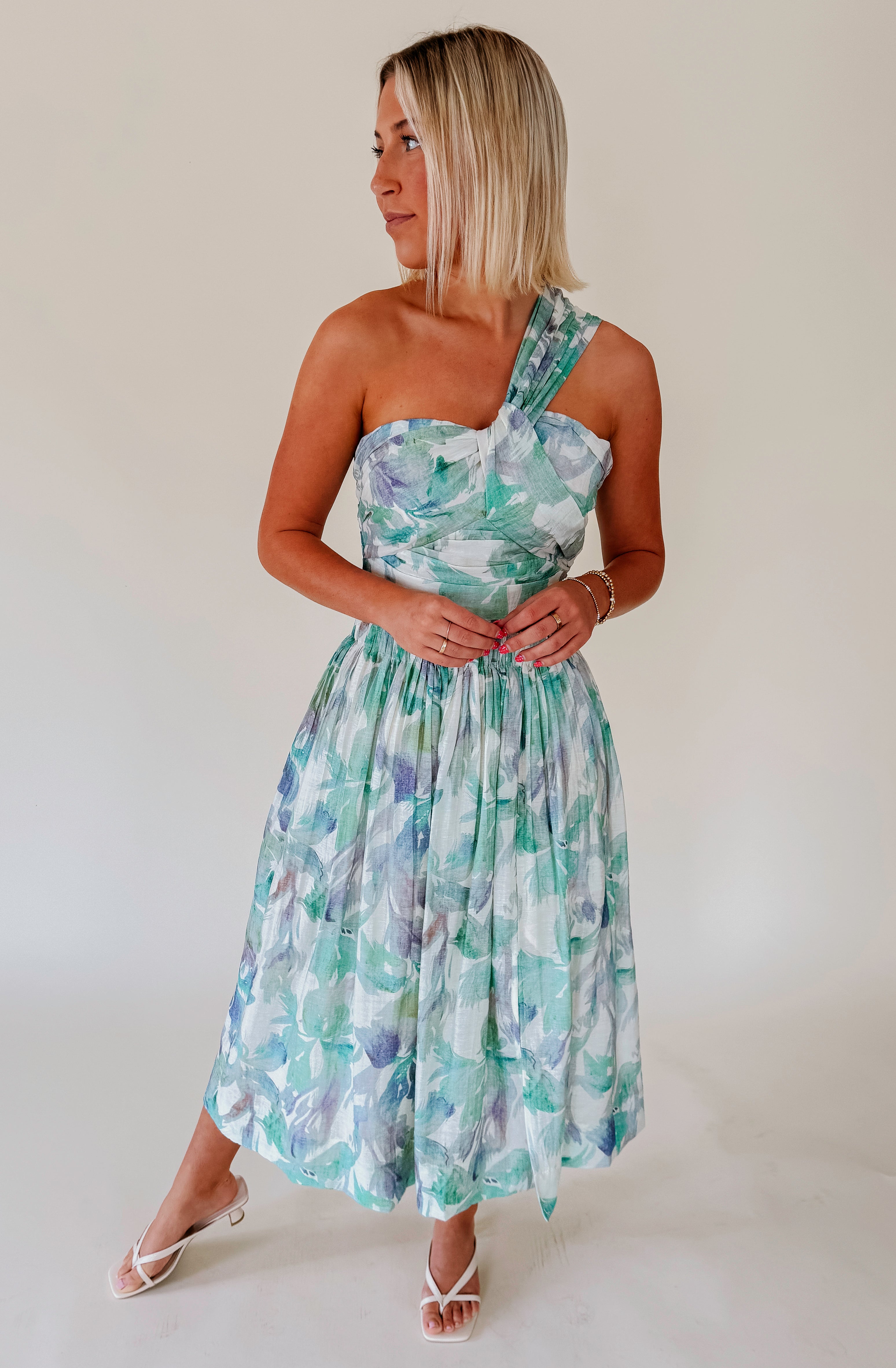 LUCY PARIS SOPHIA ONE SHOULDER TOP