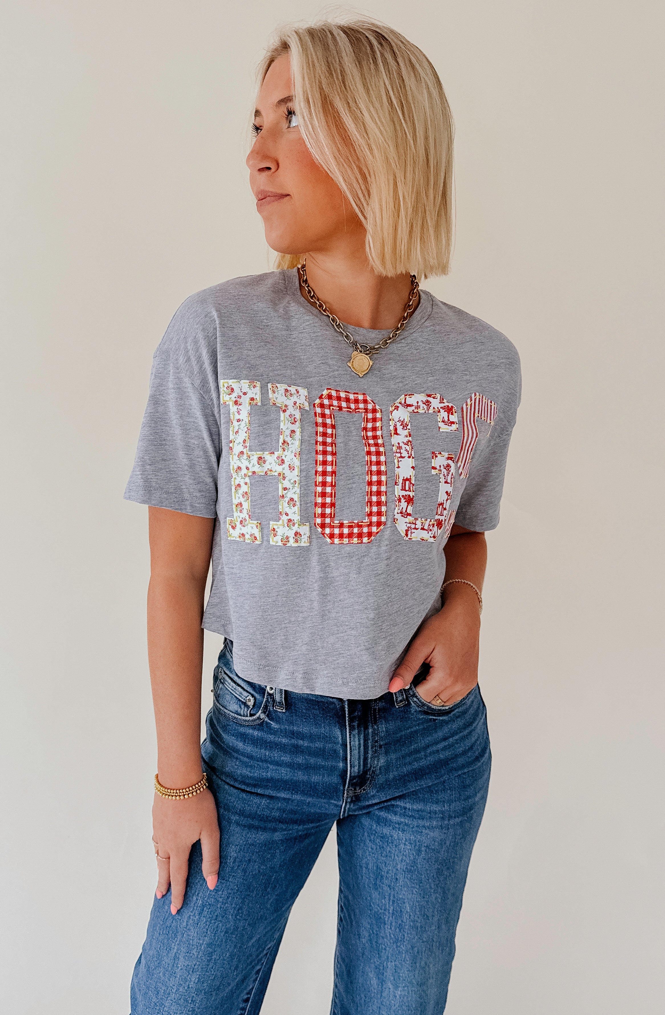 HOGS PATCHWORK TEE