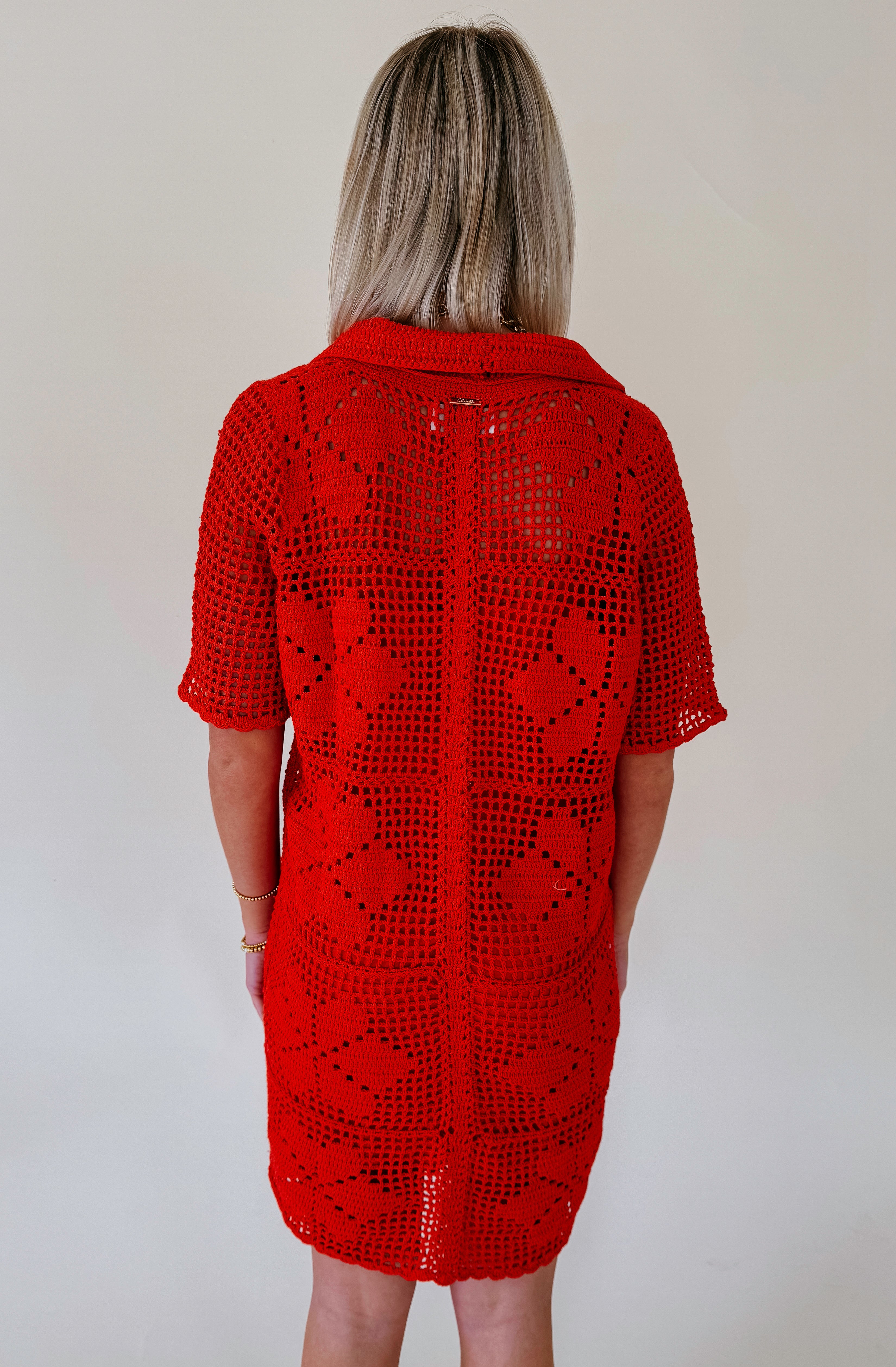 CLEOBELLA ILEANNA CROCHET MINI DRESS