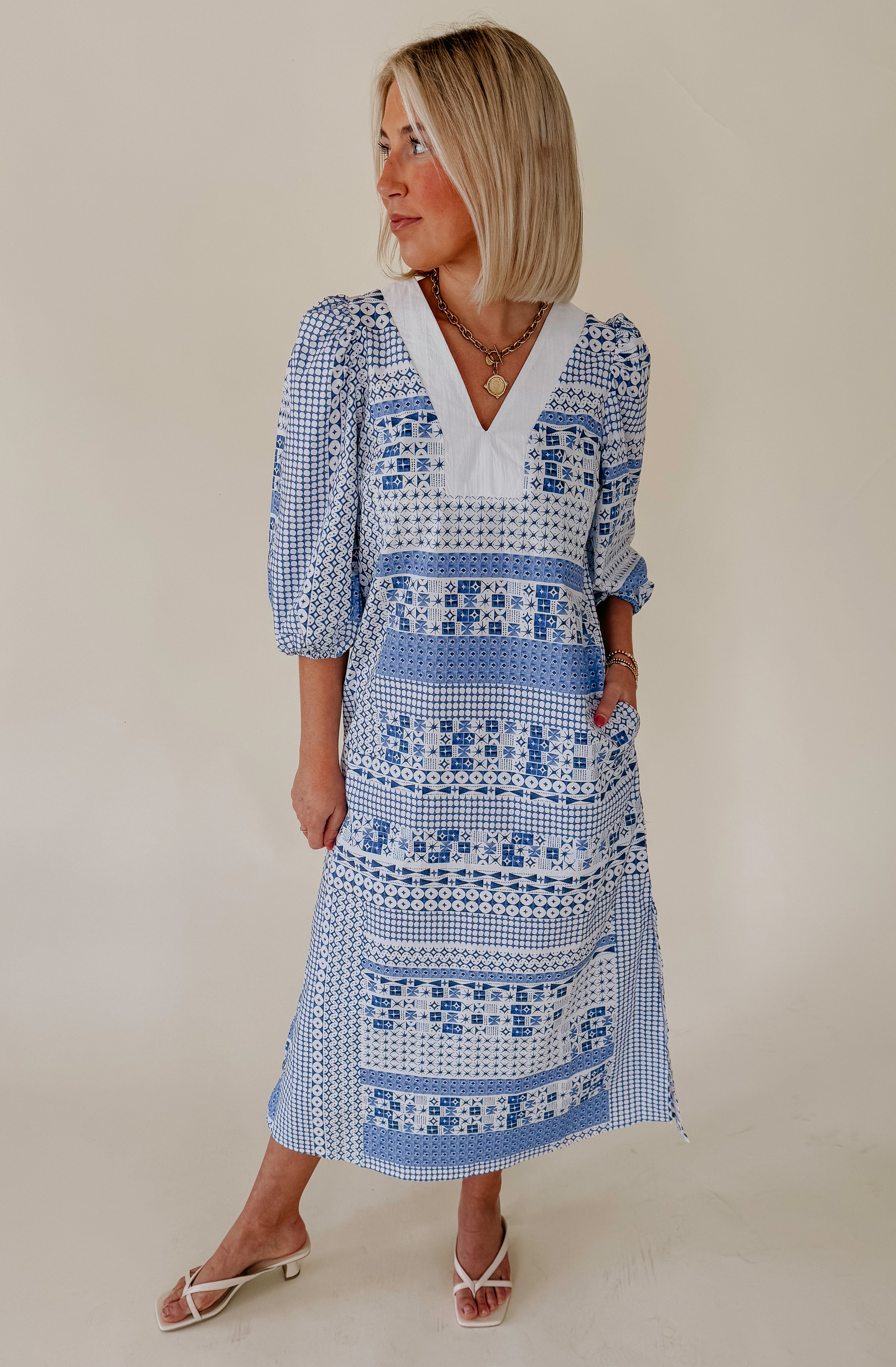 THE PRESLEY PRINTED DRESS