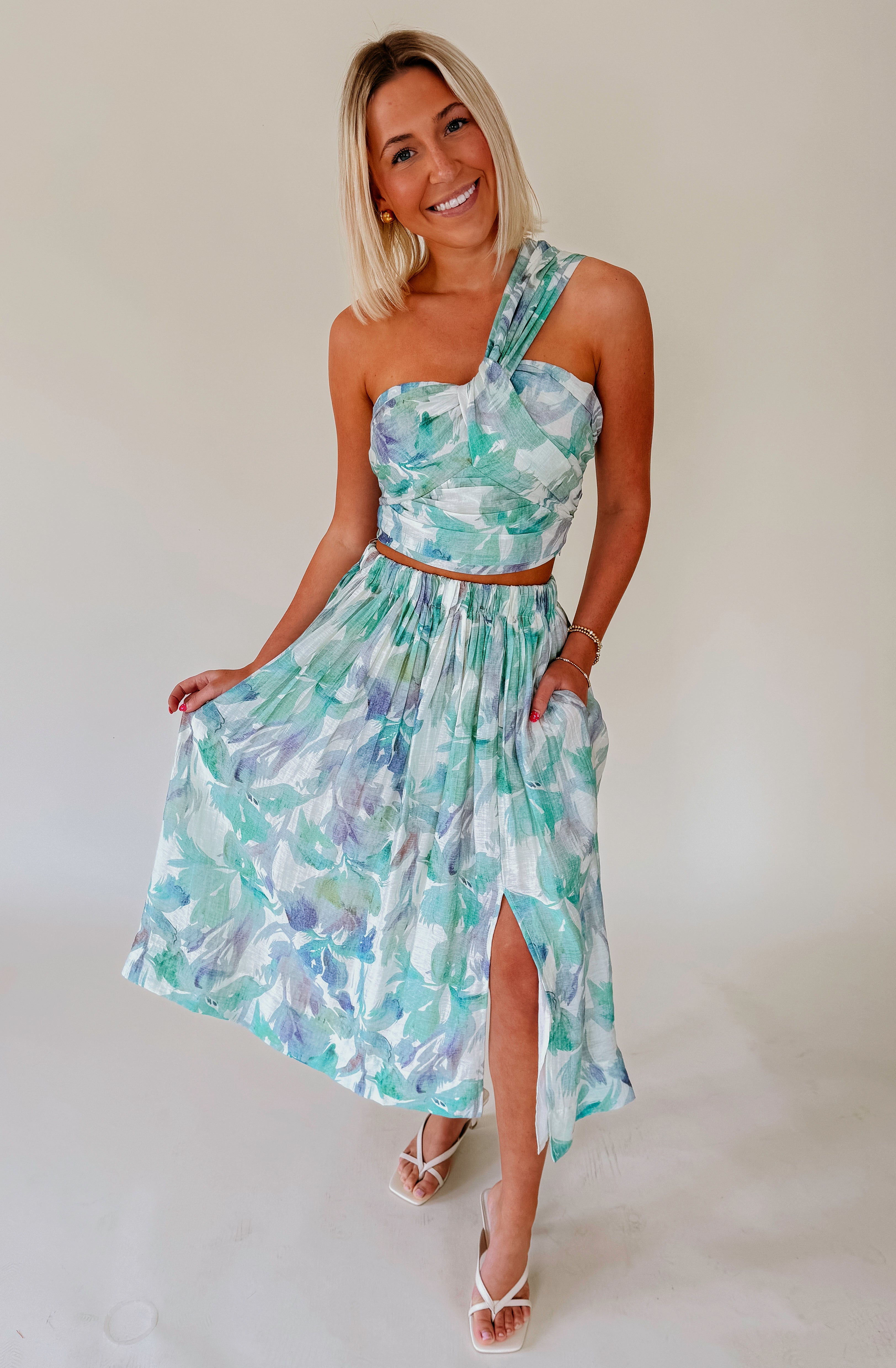 LUCY PARIS AMARI MIDI SKIRT