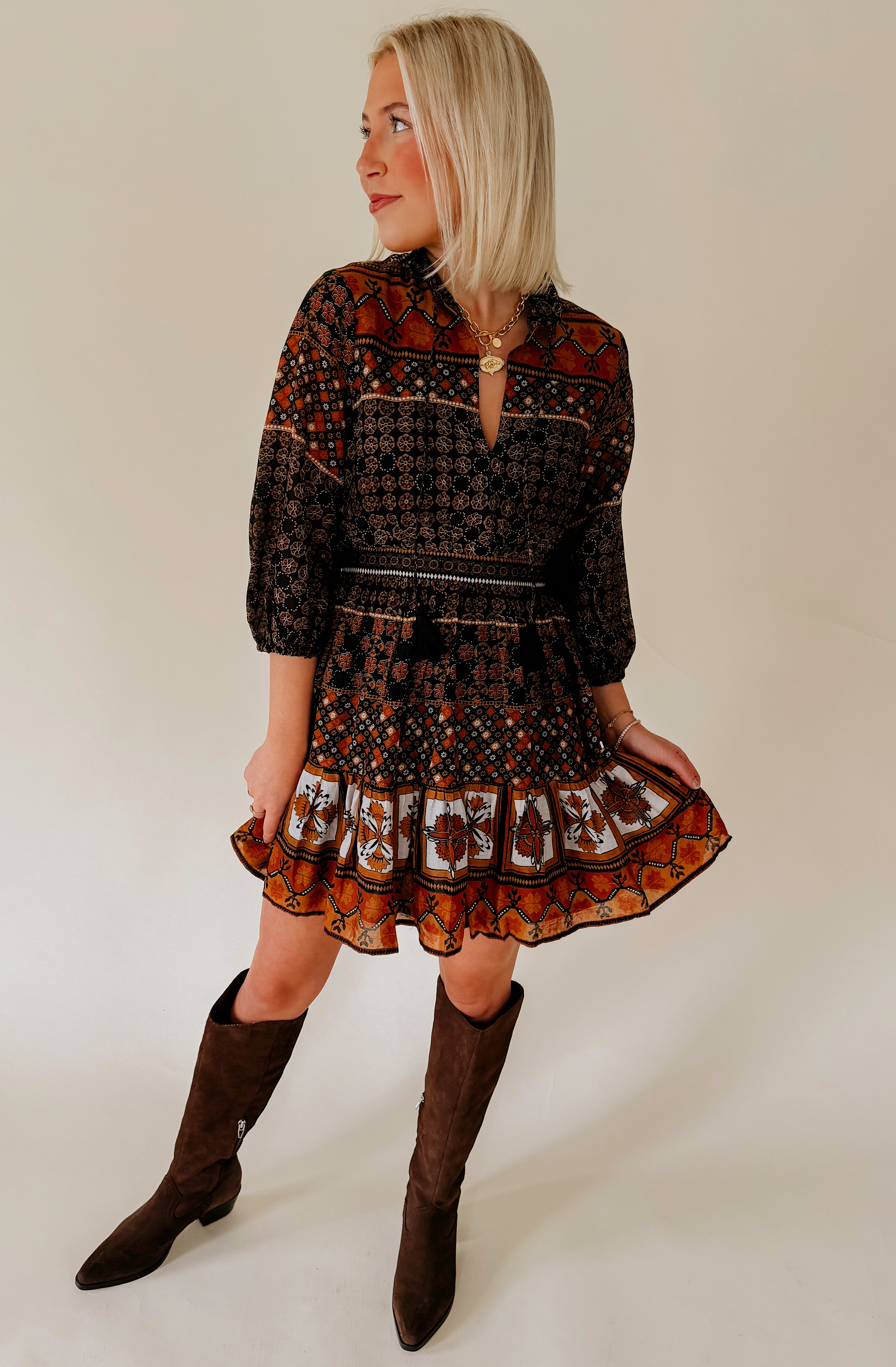 CLEOBELLA PRIYANKA MINI DRESS