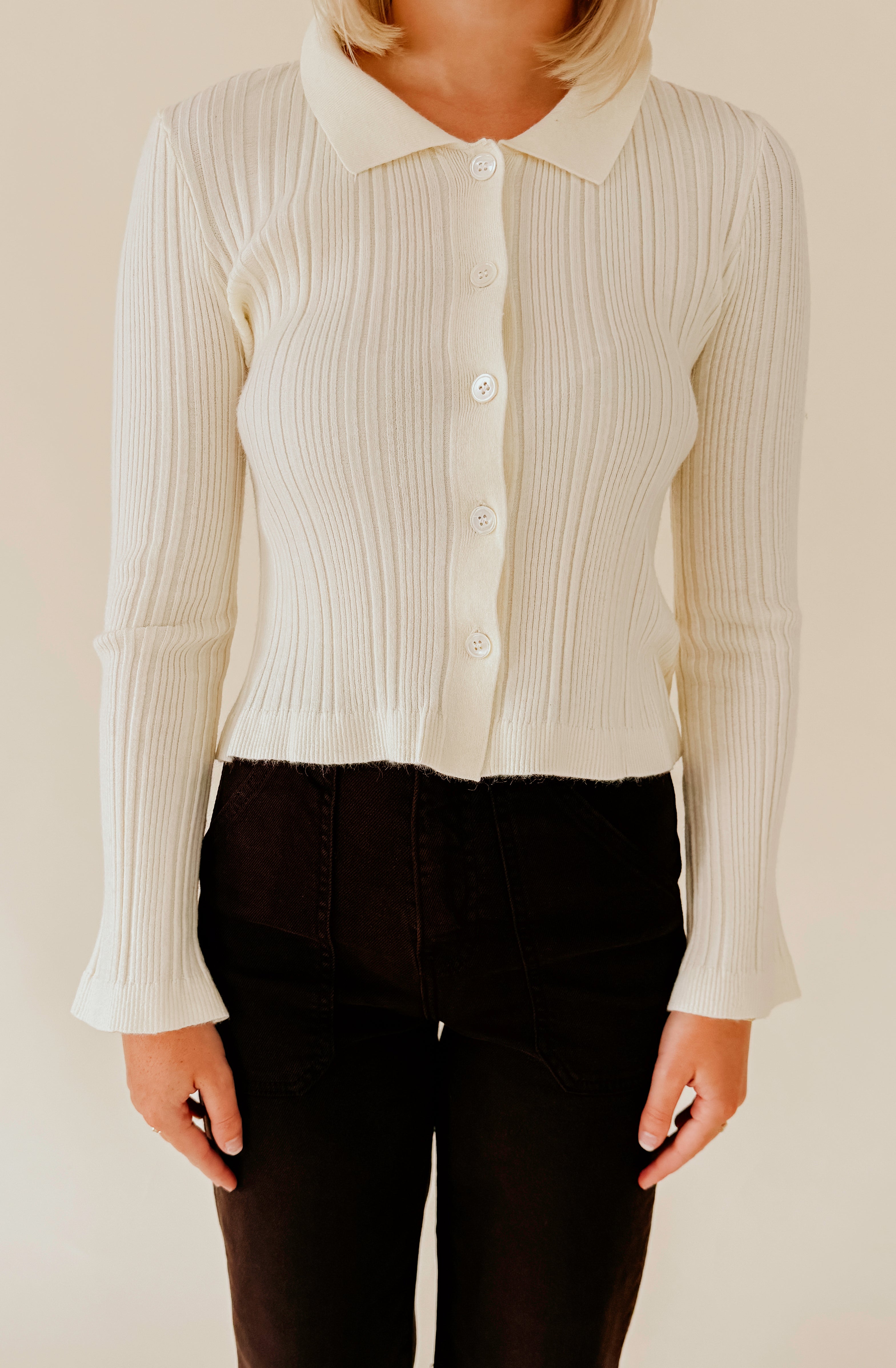 FRNCH TAYLOR BUTTONED TOP