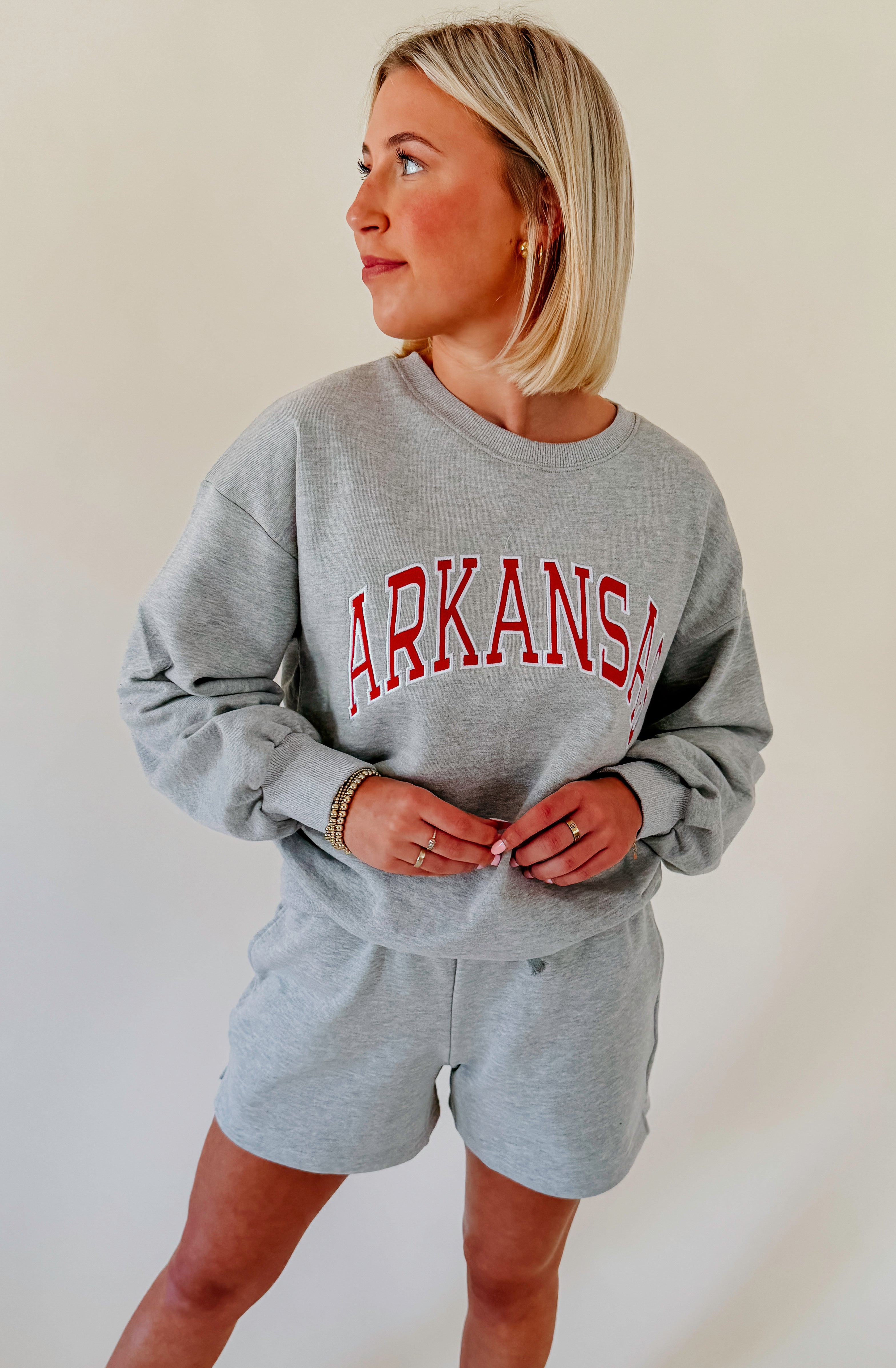 MALLORY ARKANSAS CREWNECK SWEATSHIRT