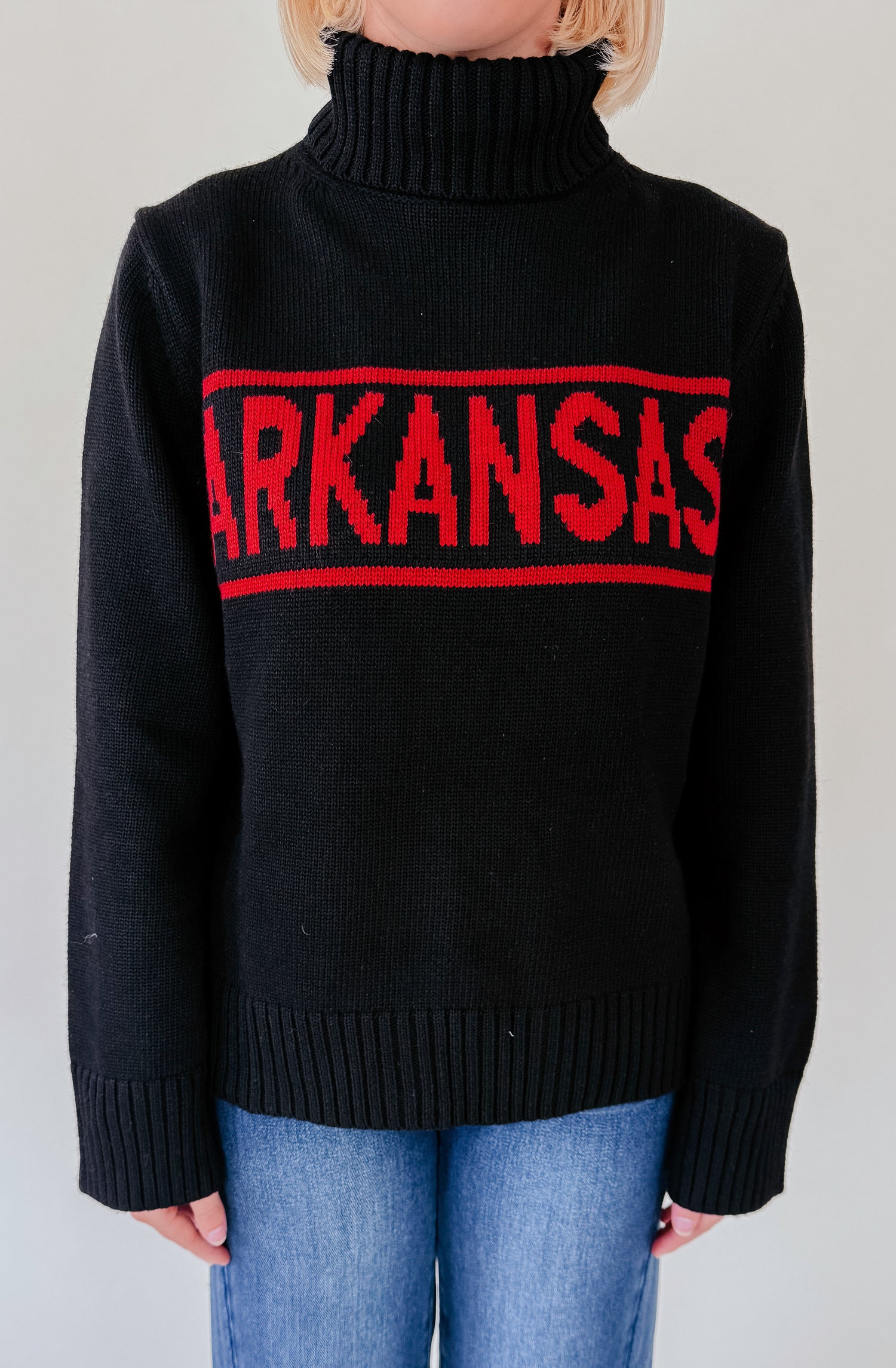 ARKANSAS ROLLED TURTLENECK SWEATER