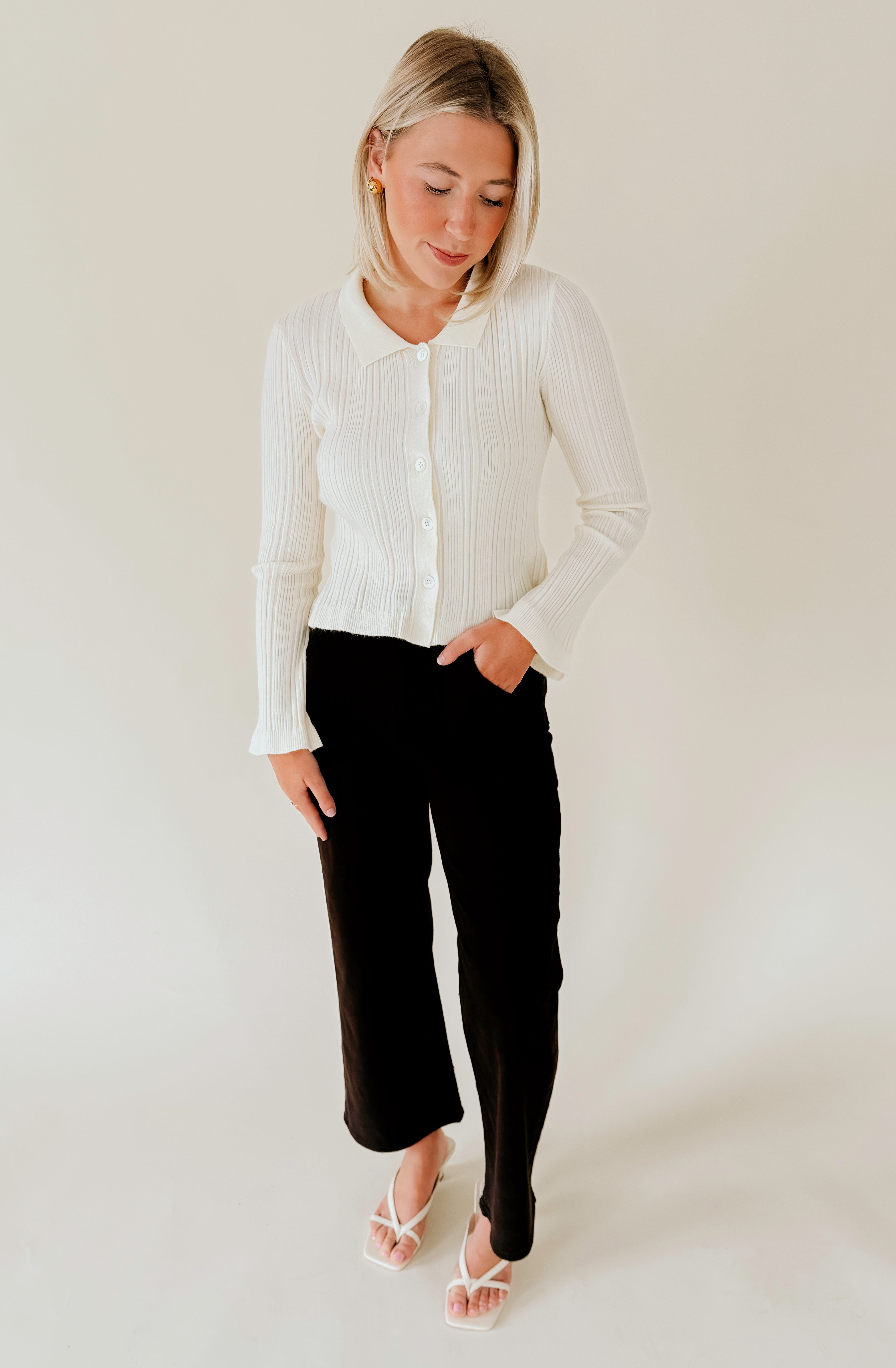 FRNCH TAYLOR BUTTONED TOP