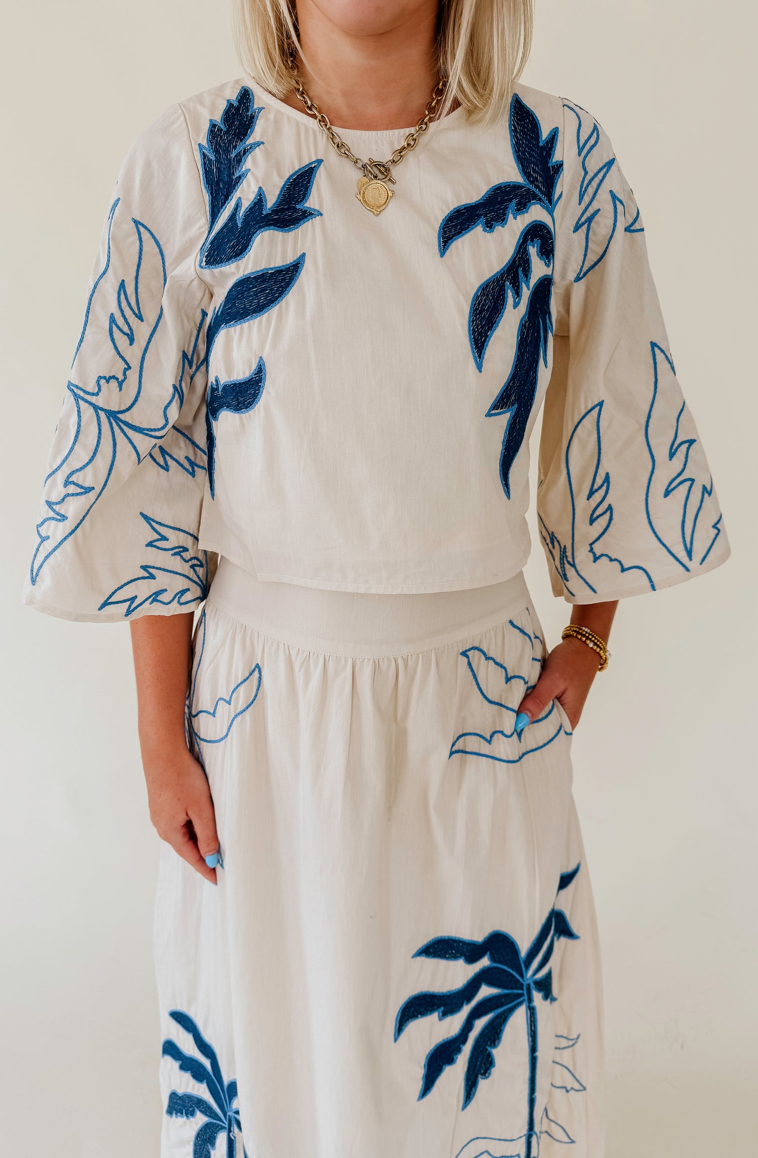 CIEBON TYLER EMBROIDERED TOP