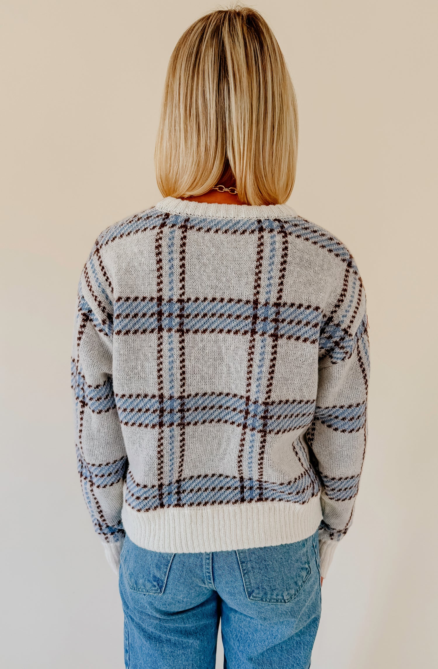 Z SUPPLY JUNCTION PLAID SWEATER