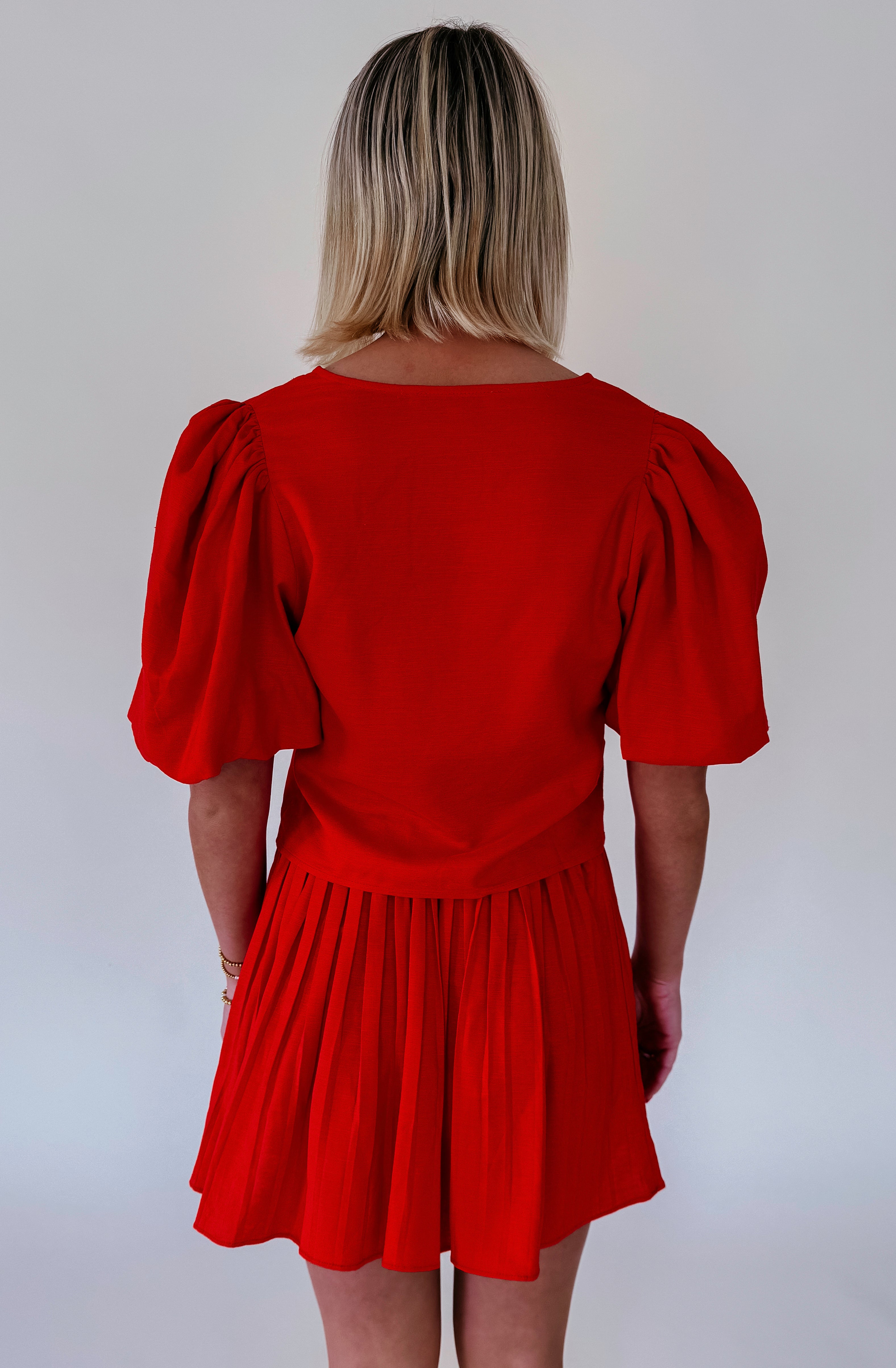 ARIA TIE FRONT BLOUSE