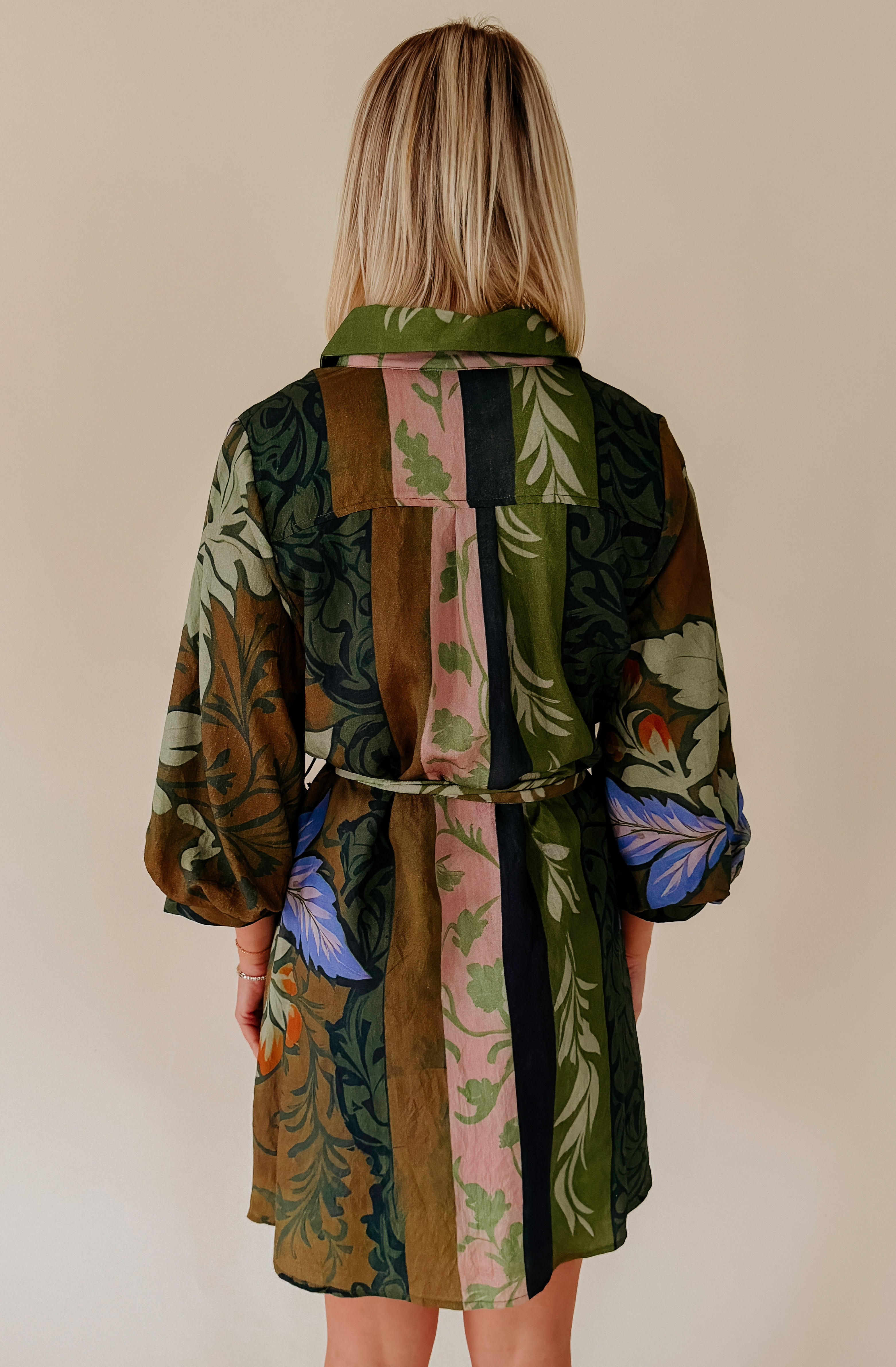 TULUM PRINTED MINI DRESS