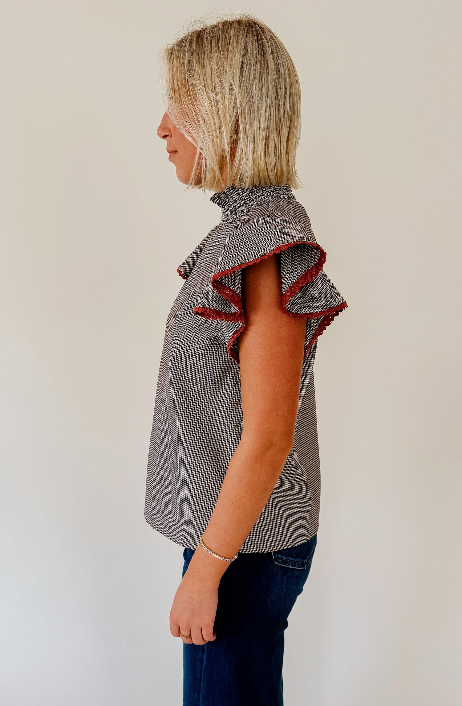 HIGH HOPES HIGH NECK BLOUSE