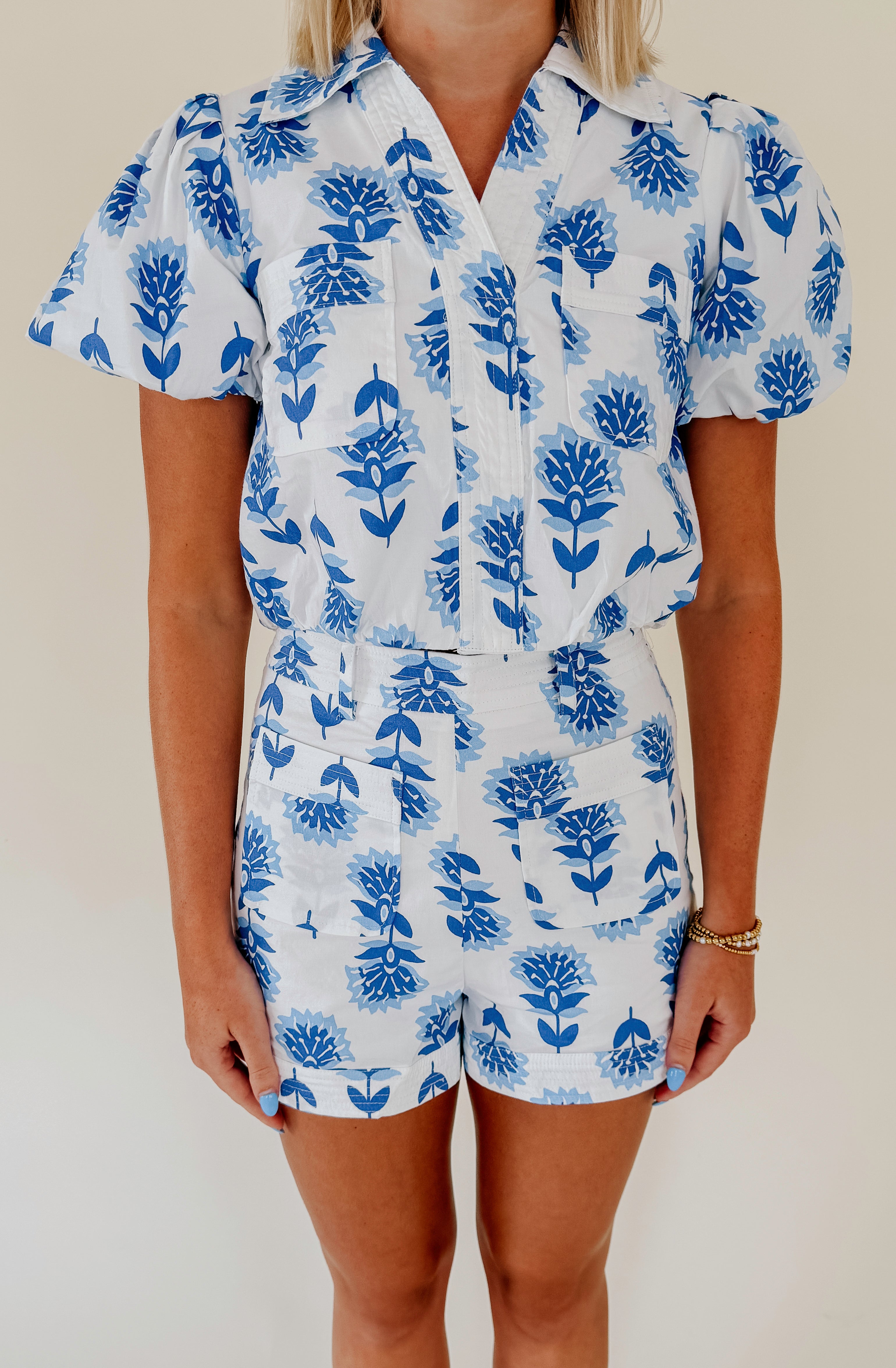BLUE SKIES CROPPED TOP