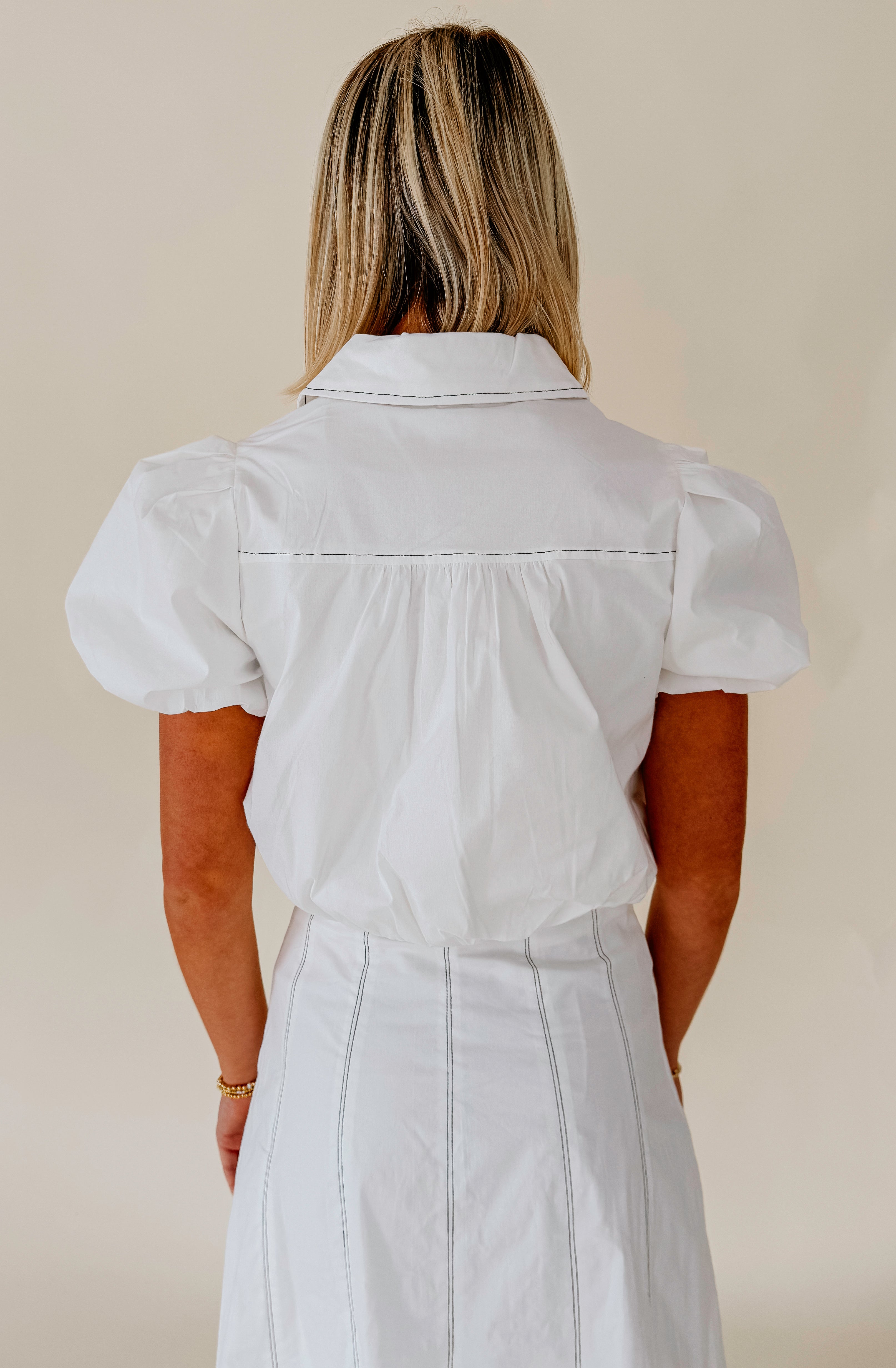 CANNES COLLARED TOP