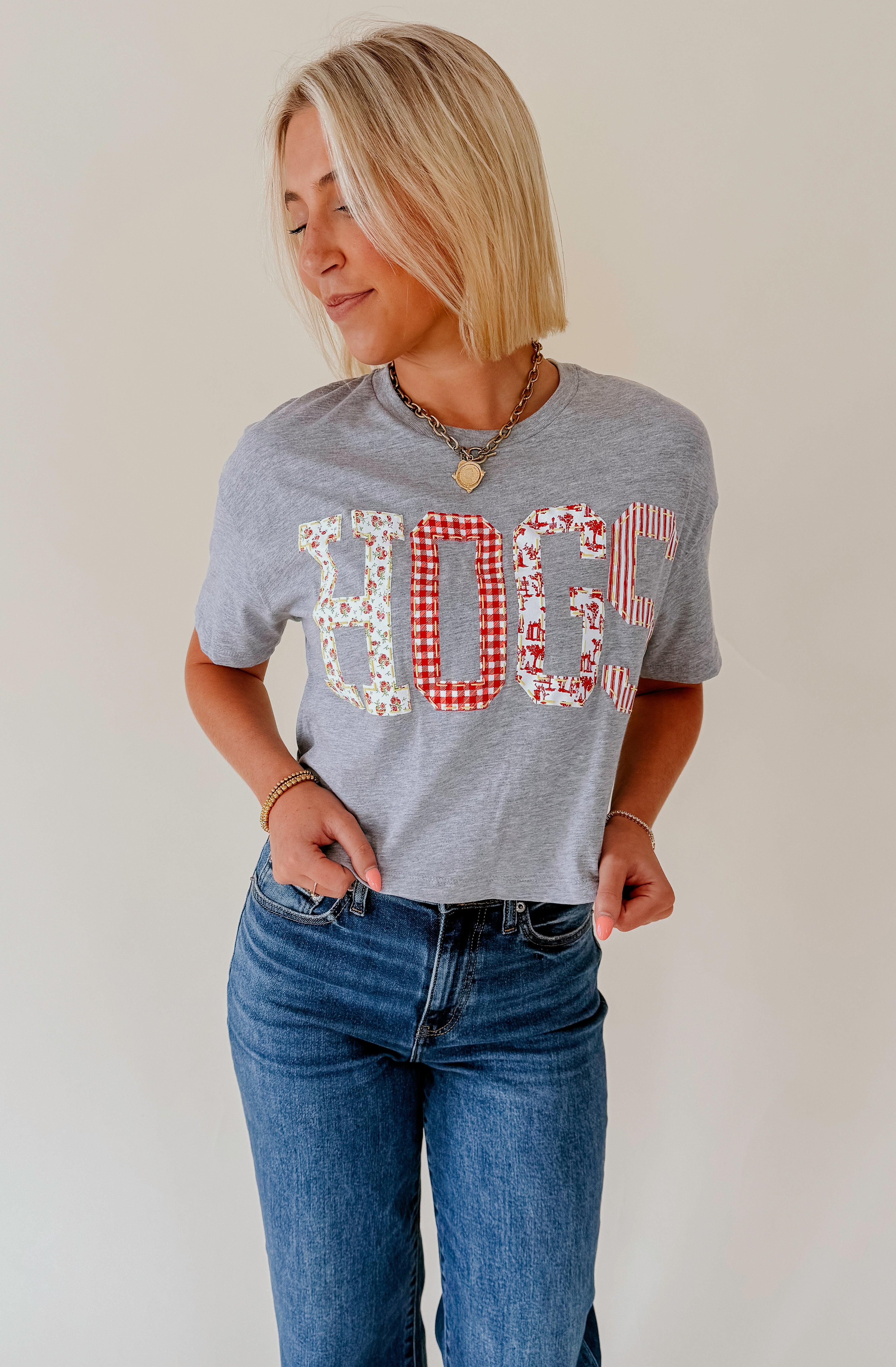 HOGS PATCHWORK TEE