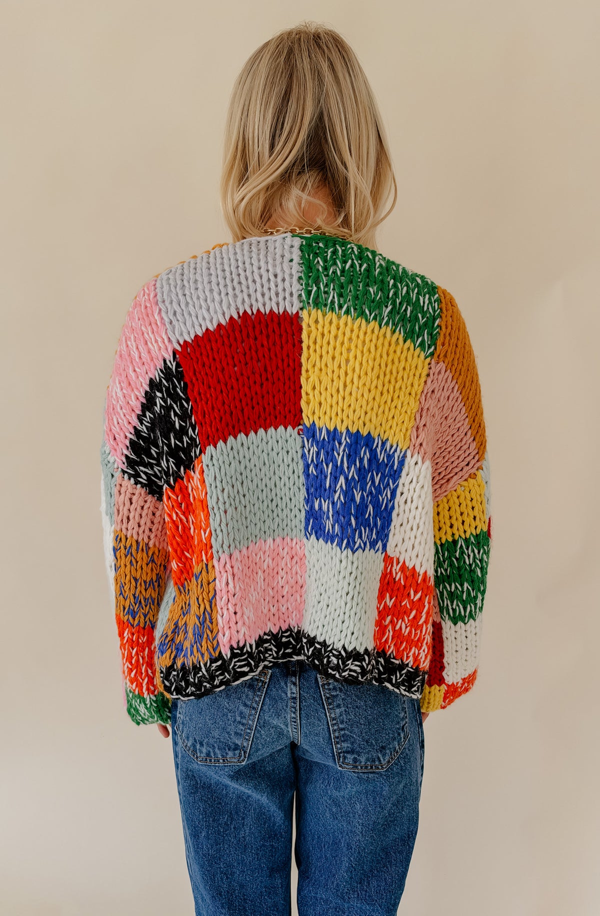 BLOCK PARTY SWEATER CARDIGAN