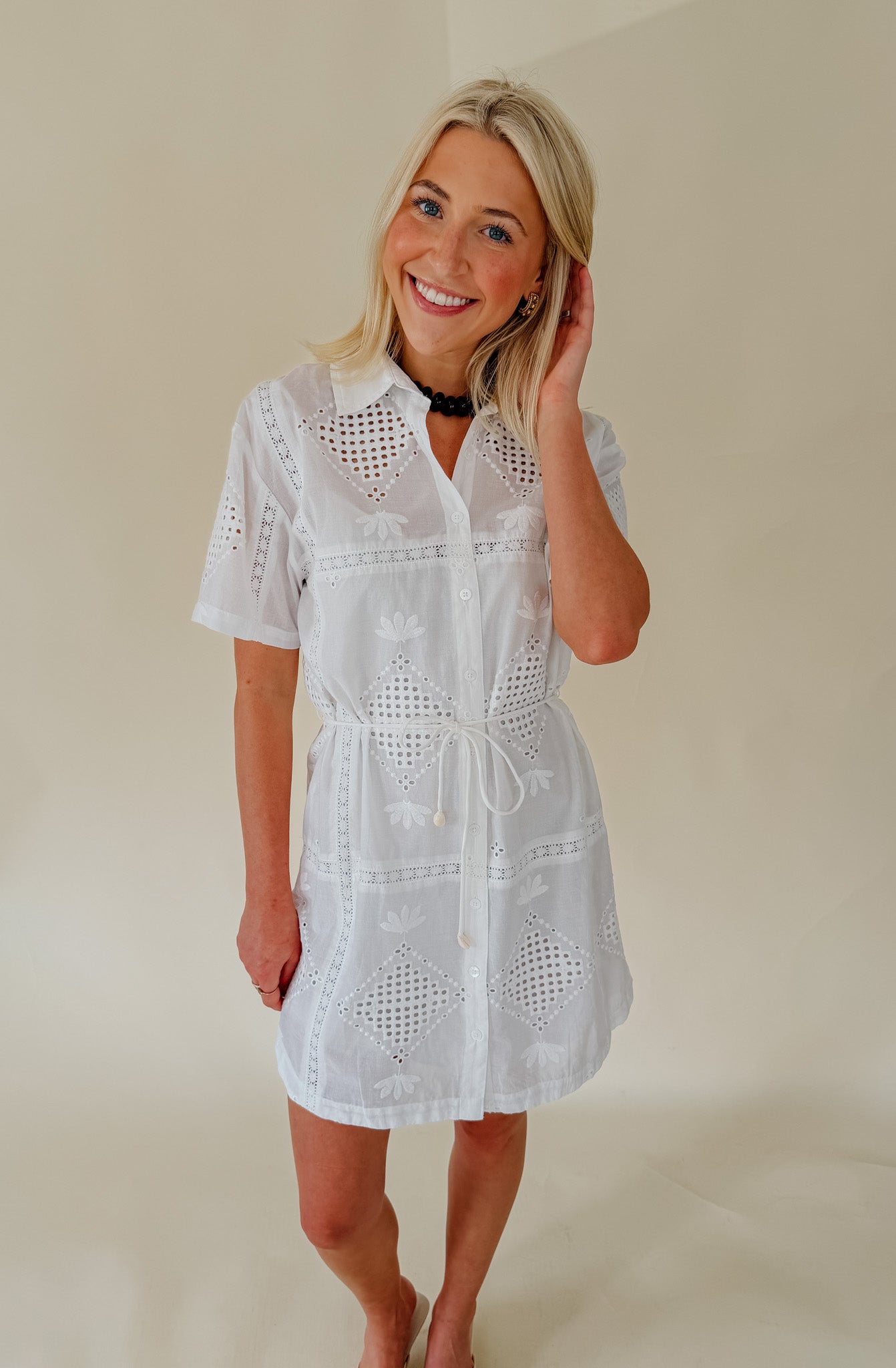 Z SUPPLY ANNABELLE EYELET DRESS