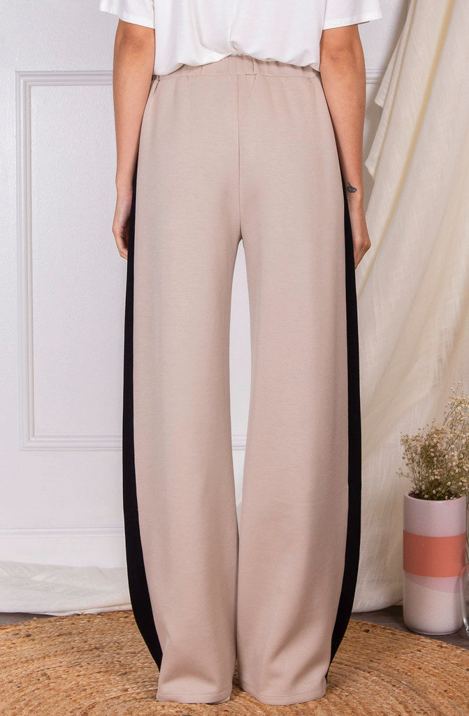 THE ADDY SIDE STRIPED WIDE LEG PANT