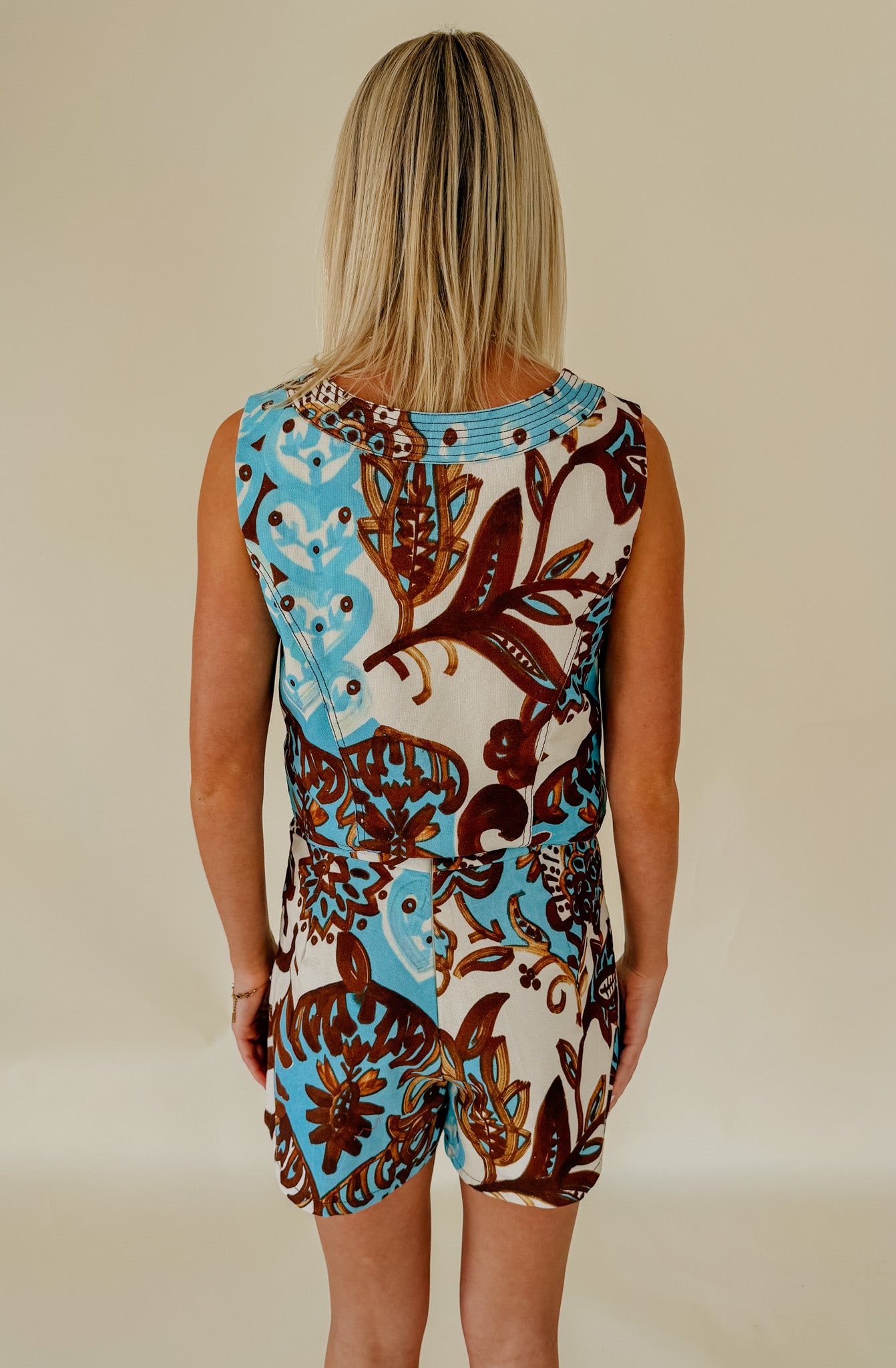 CIEBON AMALFI BUTTONED TOP