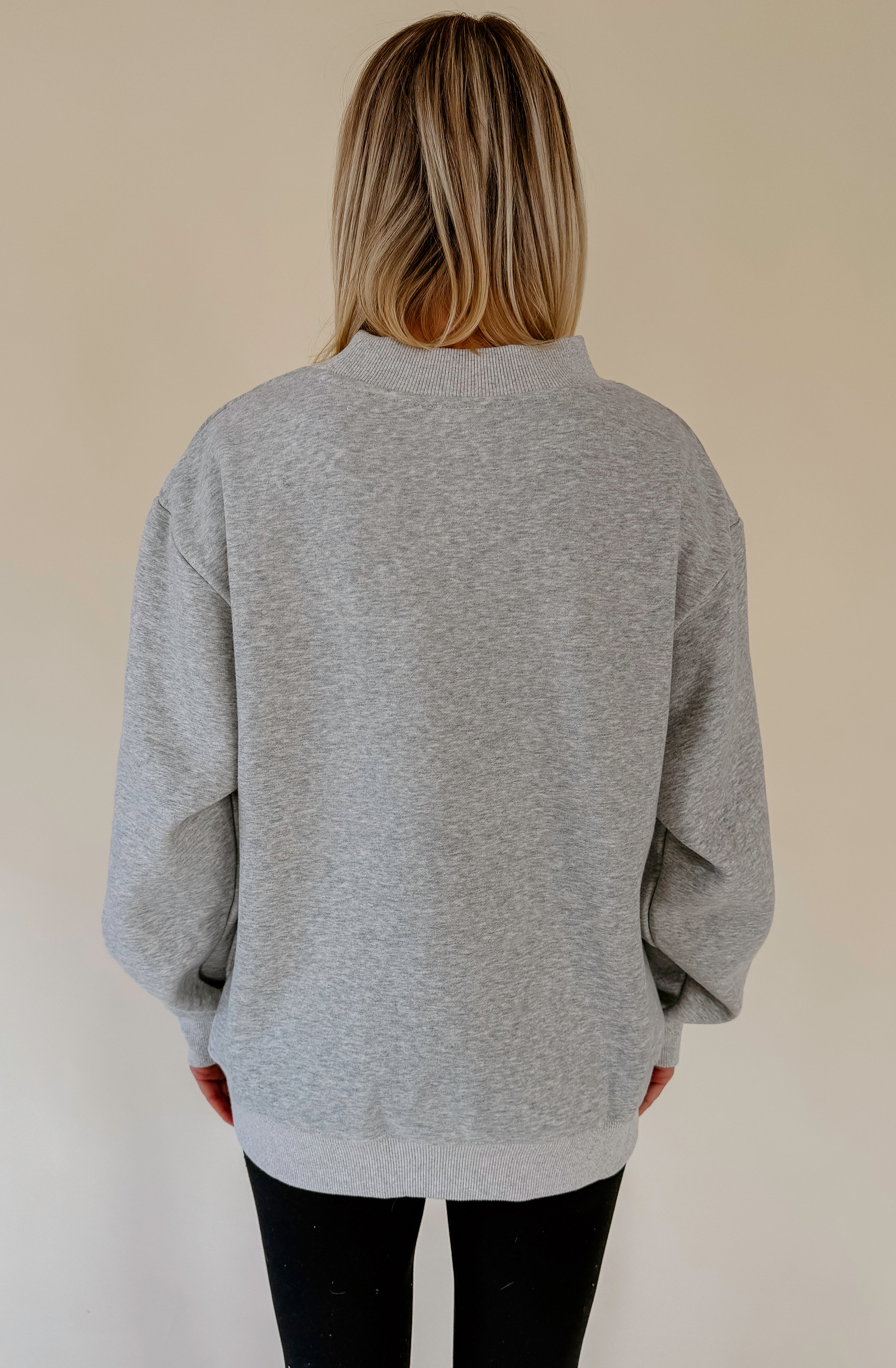 ARKANSAS RAZORBACKS MOCK NECK SWEATSHIRT