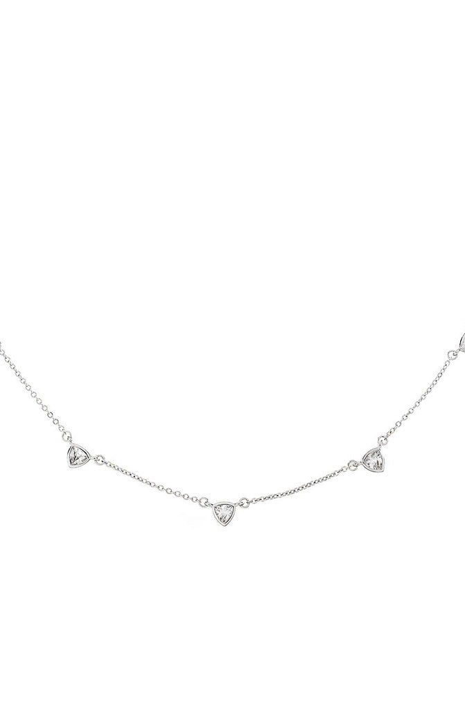BRENDA GRANDS CZ DROP NECKLACE
