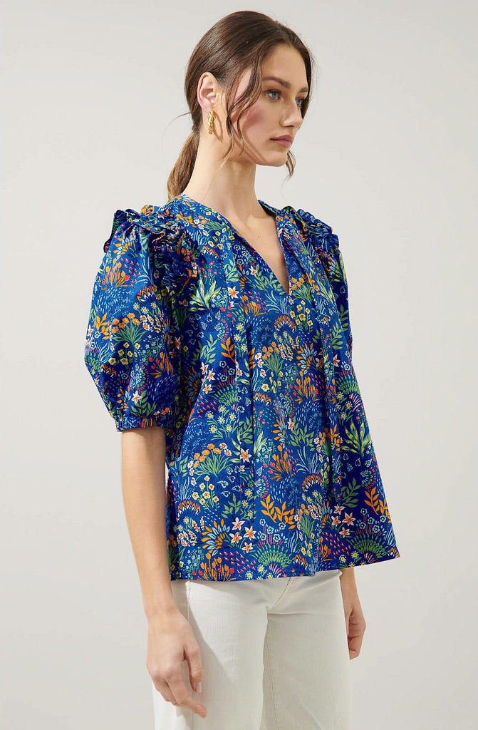 THE RUYA FLORAL BLOUSE