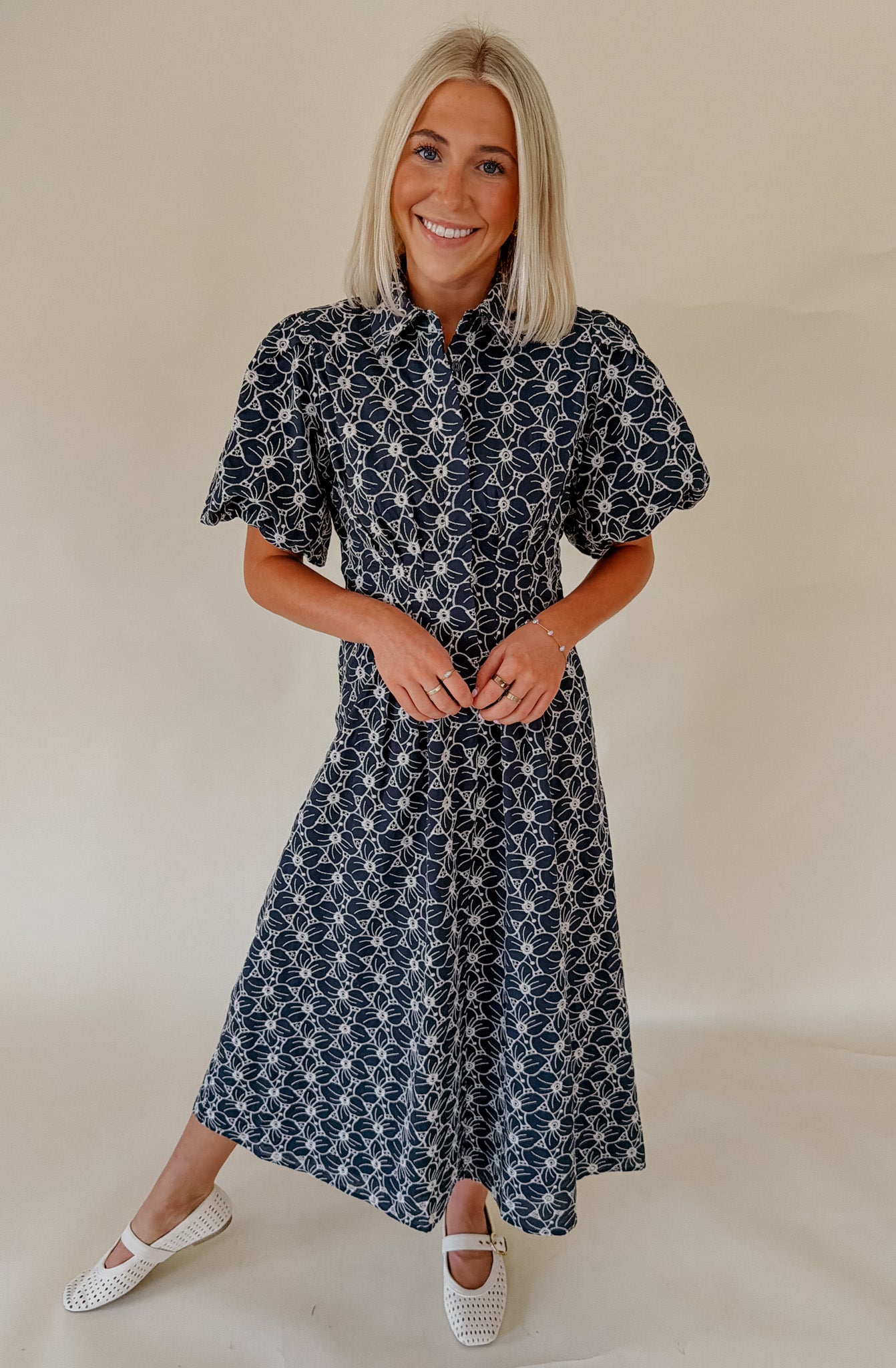 FALL HARVEST EMBROIDERED DRESS