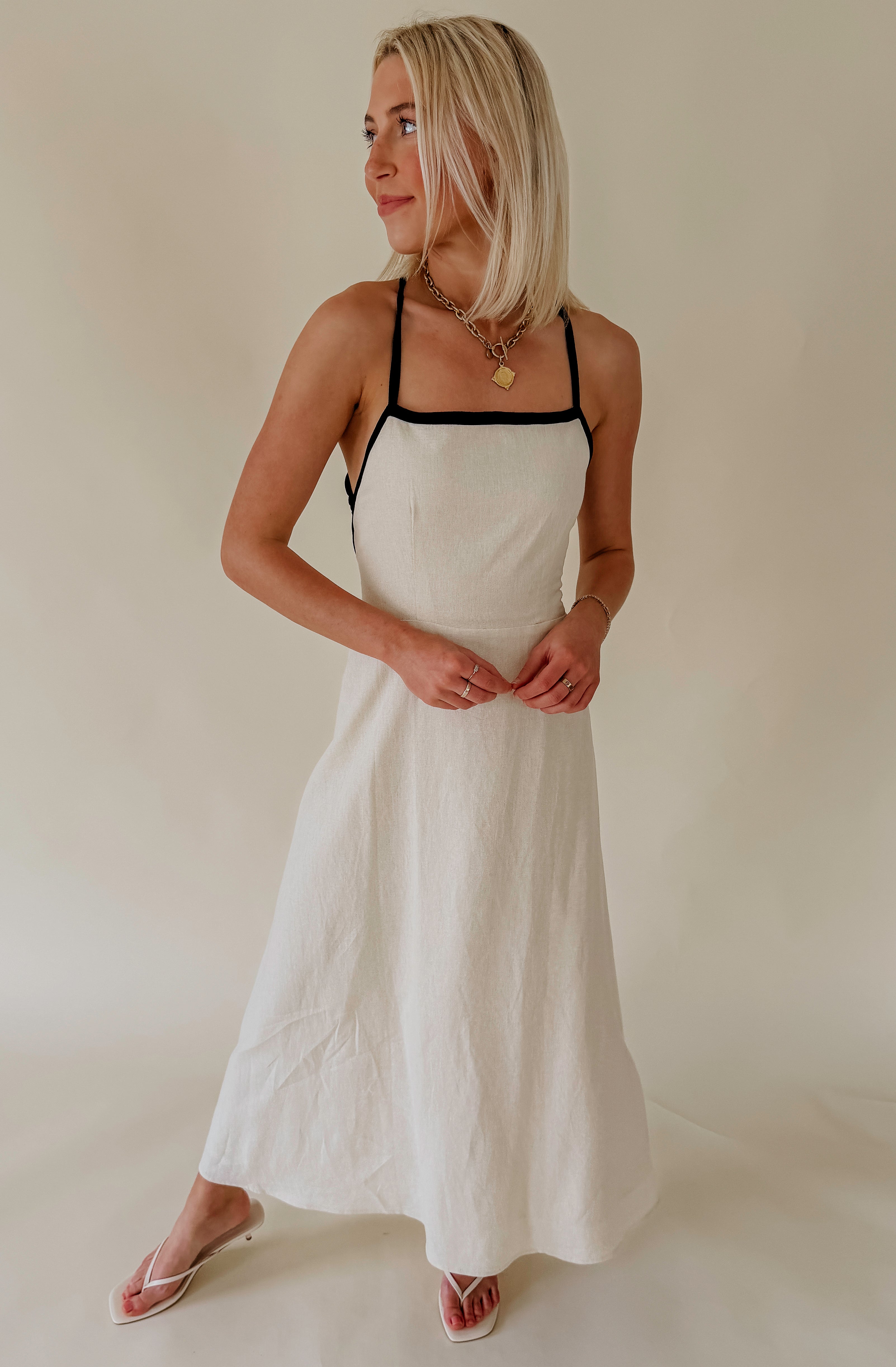STEVE MADDEN RIYAN MIDI DRESS