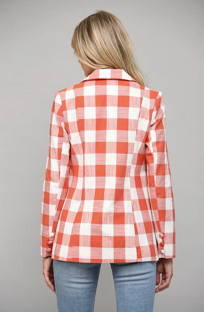 CHECKED OUT BLAZER