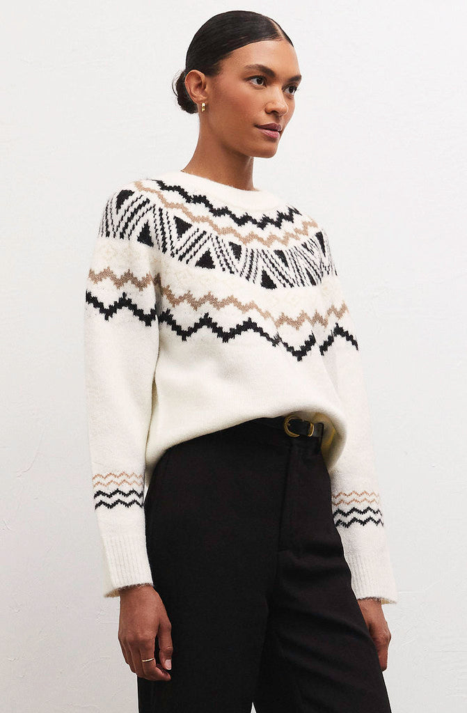 Z SUPPLY FINNLEY FAIRISLE SWEATER