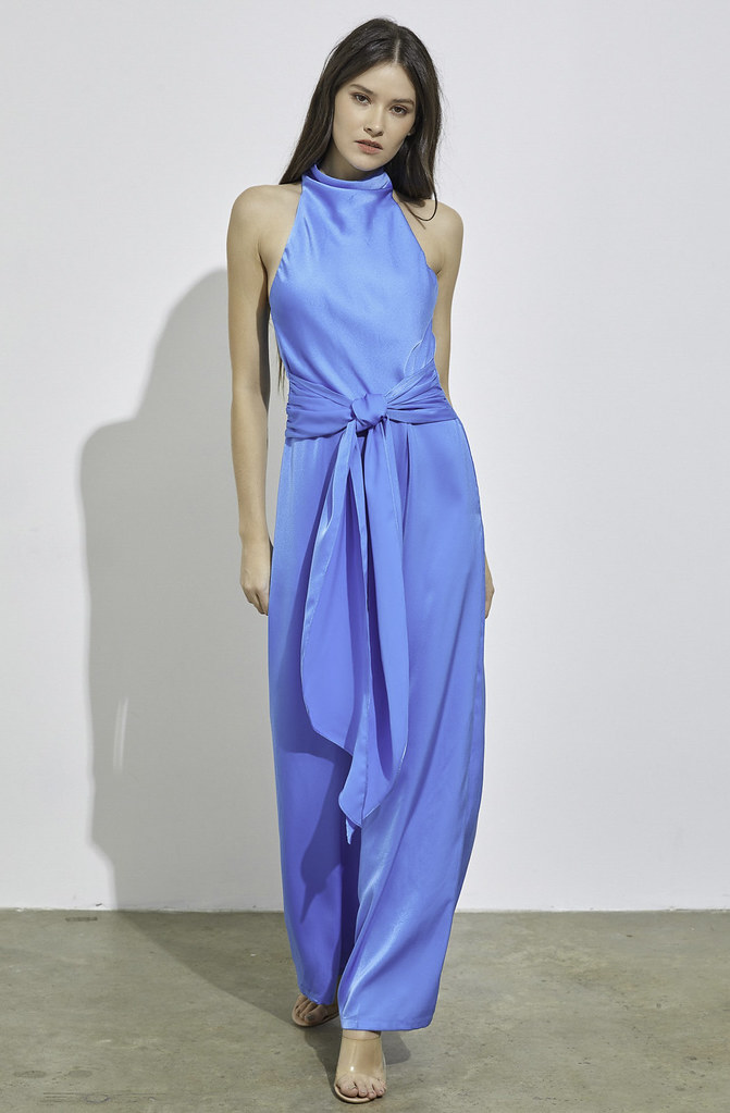 BOLD GLAMOUR HIGH NECK JUMPSUIT
