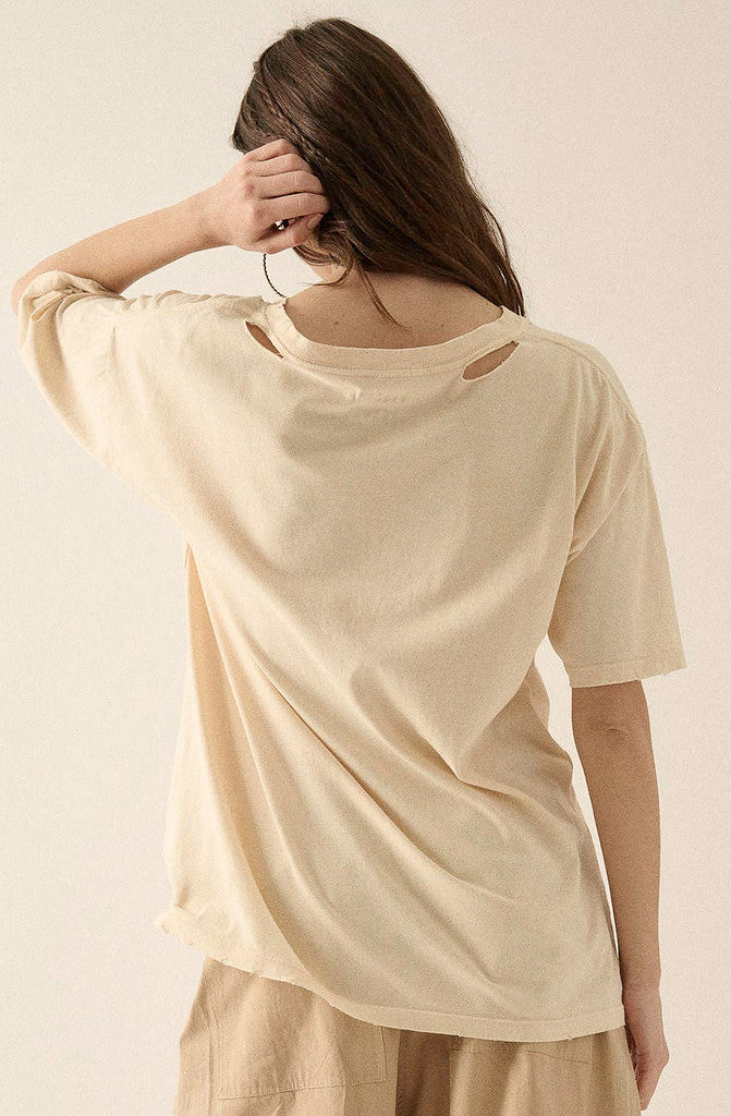 MALIBU DISTRESSED GRAPHIC TEE