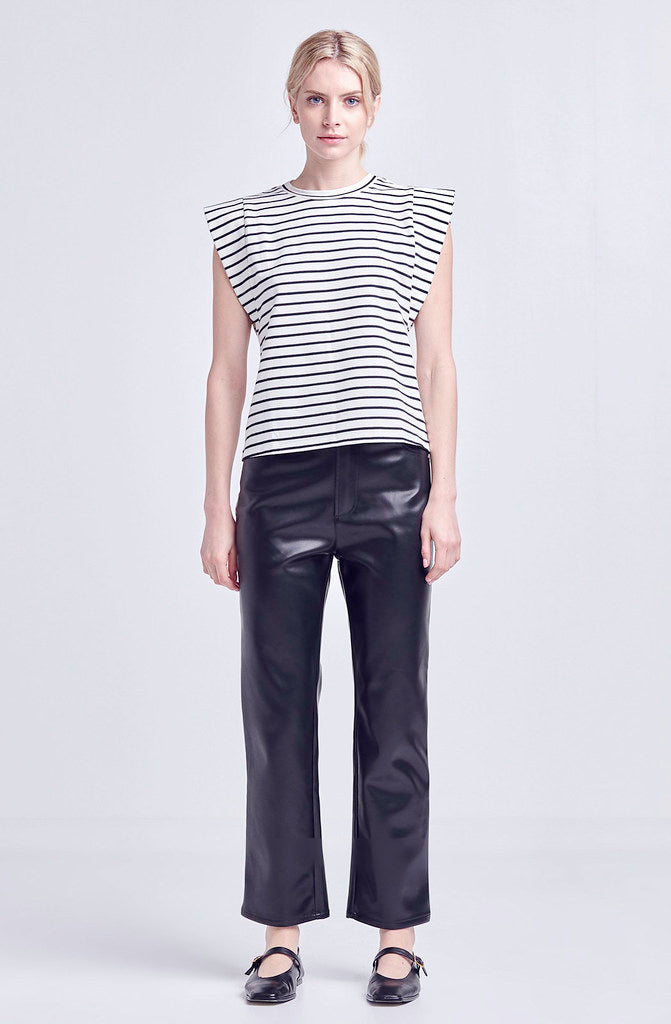 THE CLAIRE STRIPED TOP