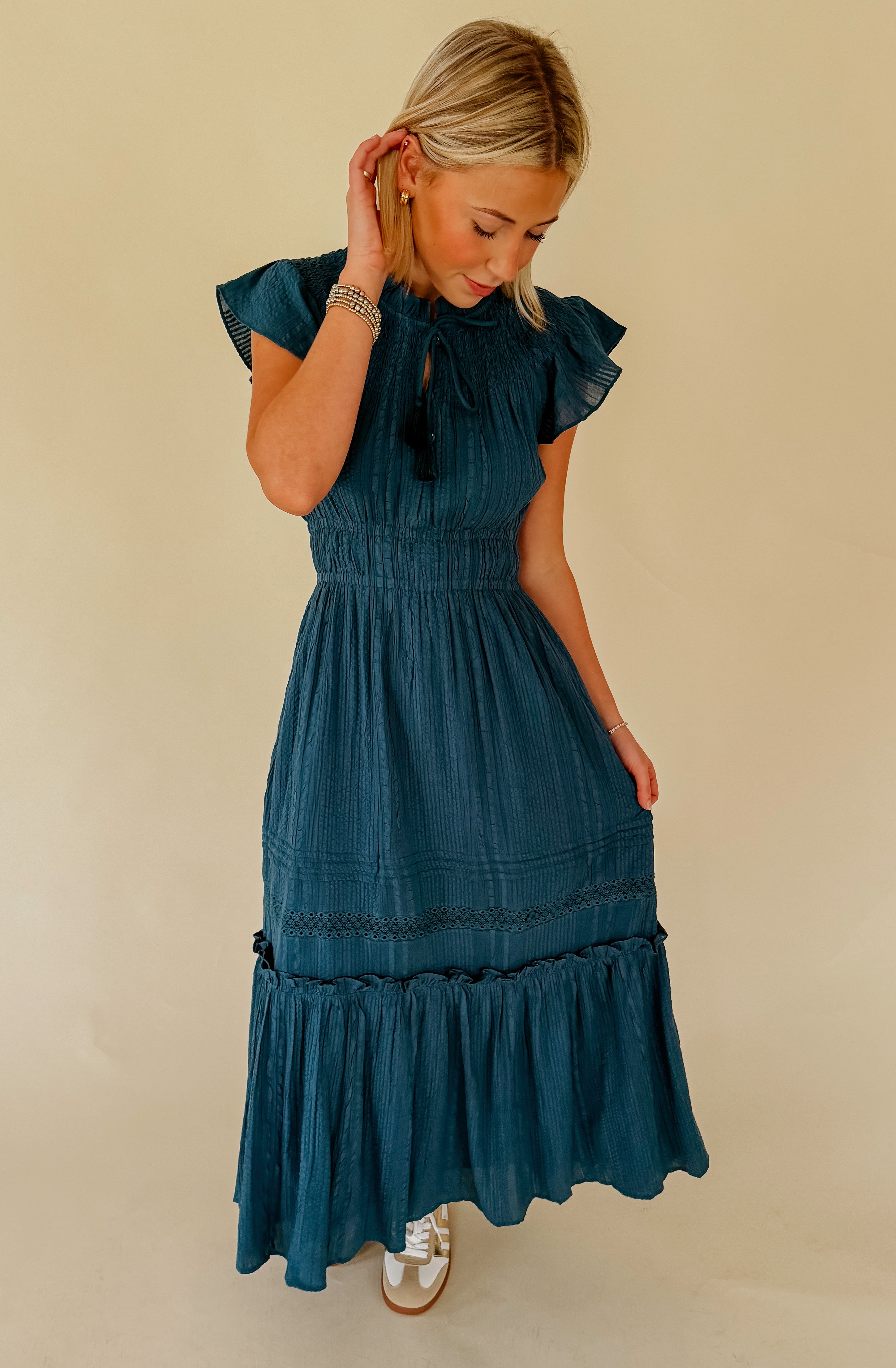 cleobella blue dress Shop Riley Ankle Dress