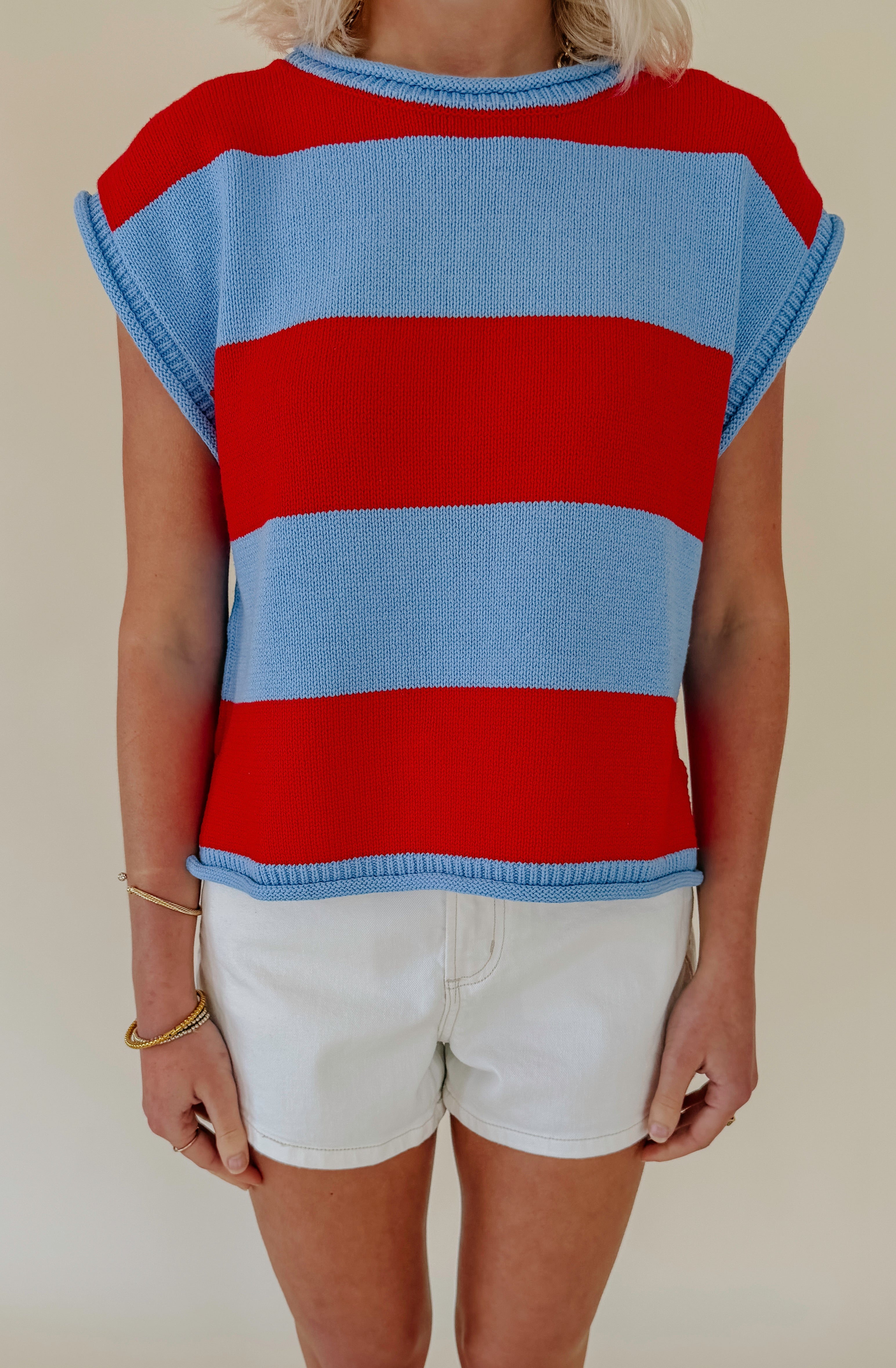 BLOCK IT OUT SWEATER TANK