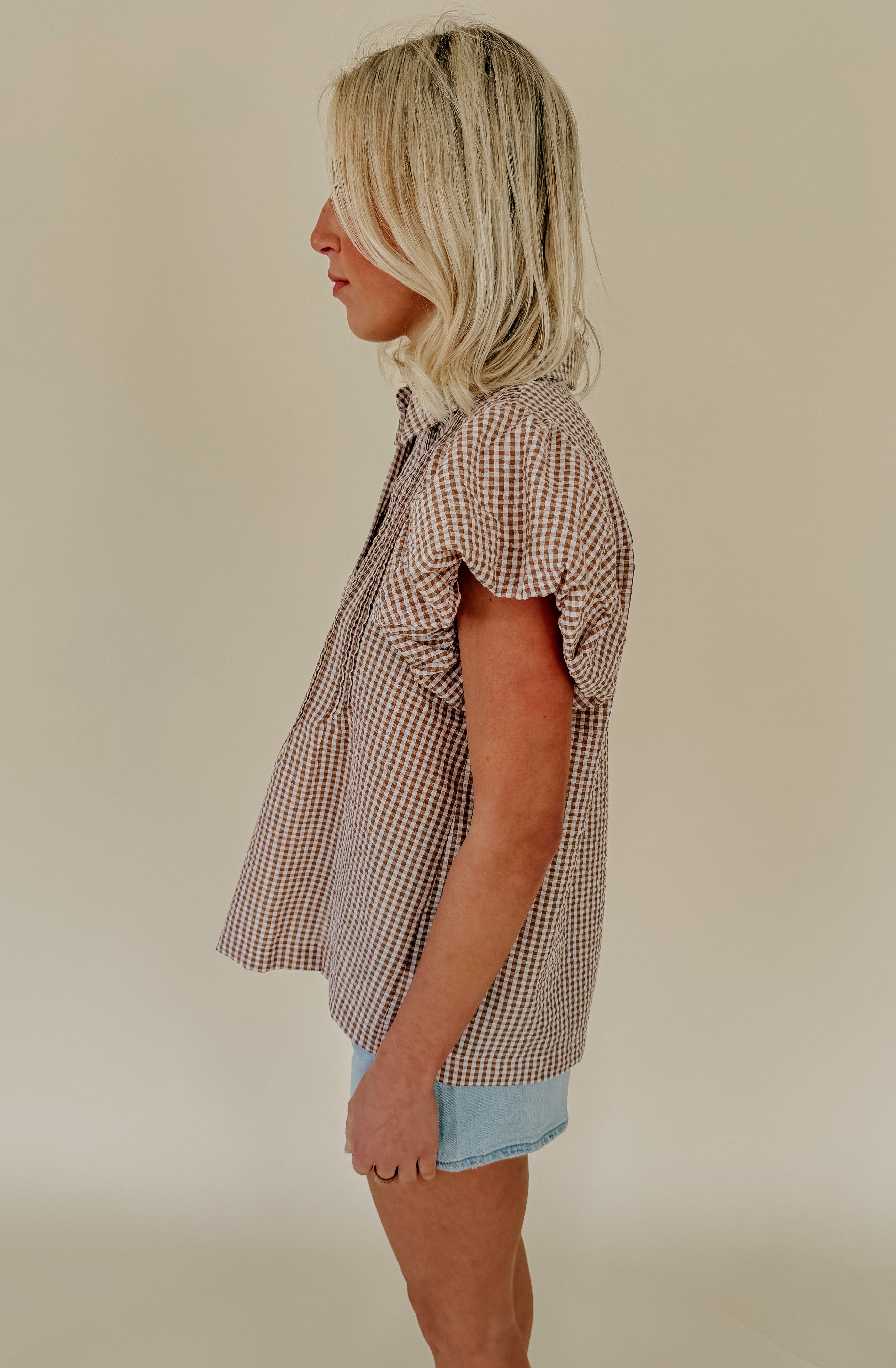PLOT TWIST BUTTONED BLOUSE