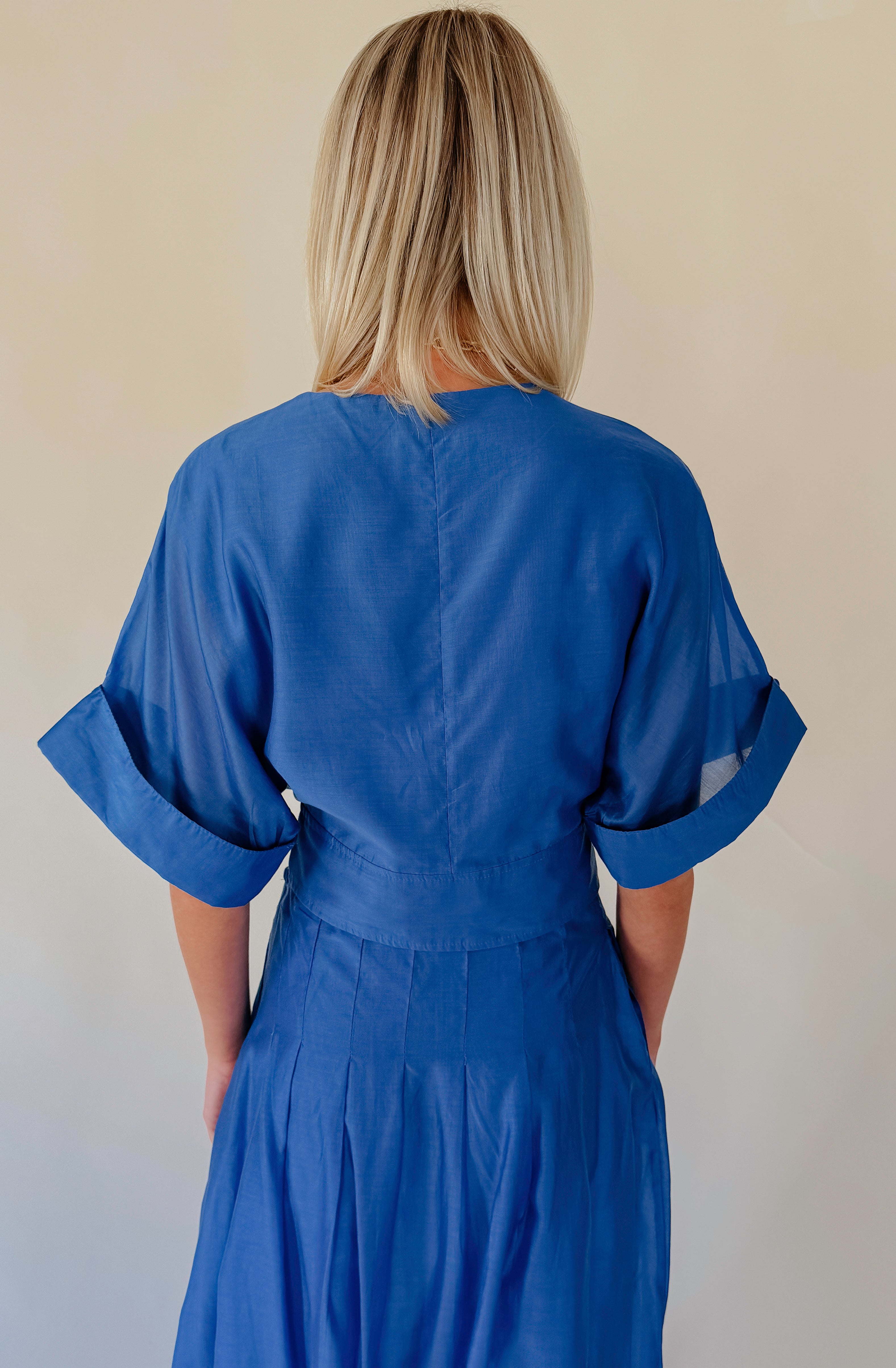 CIEBON CLARISA TIE FRONT BLOUSE