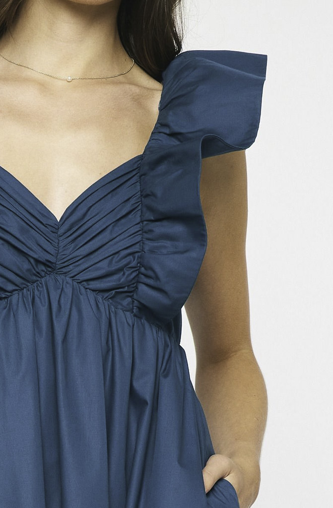 MEET FOR DRINKS RUFFLED DRESS