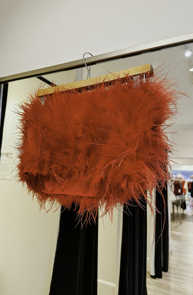 BUDDY LOVE FANCY STRAPLESS FEATHER TOP