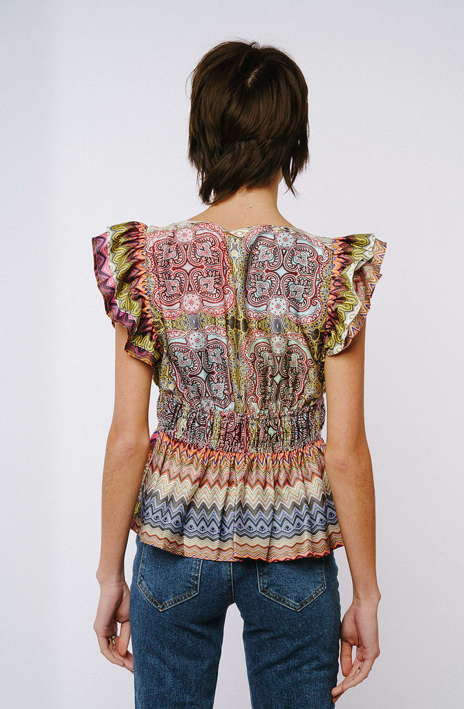 CIEBON JOULIE SATIN TOP