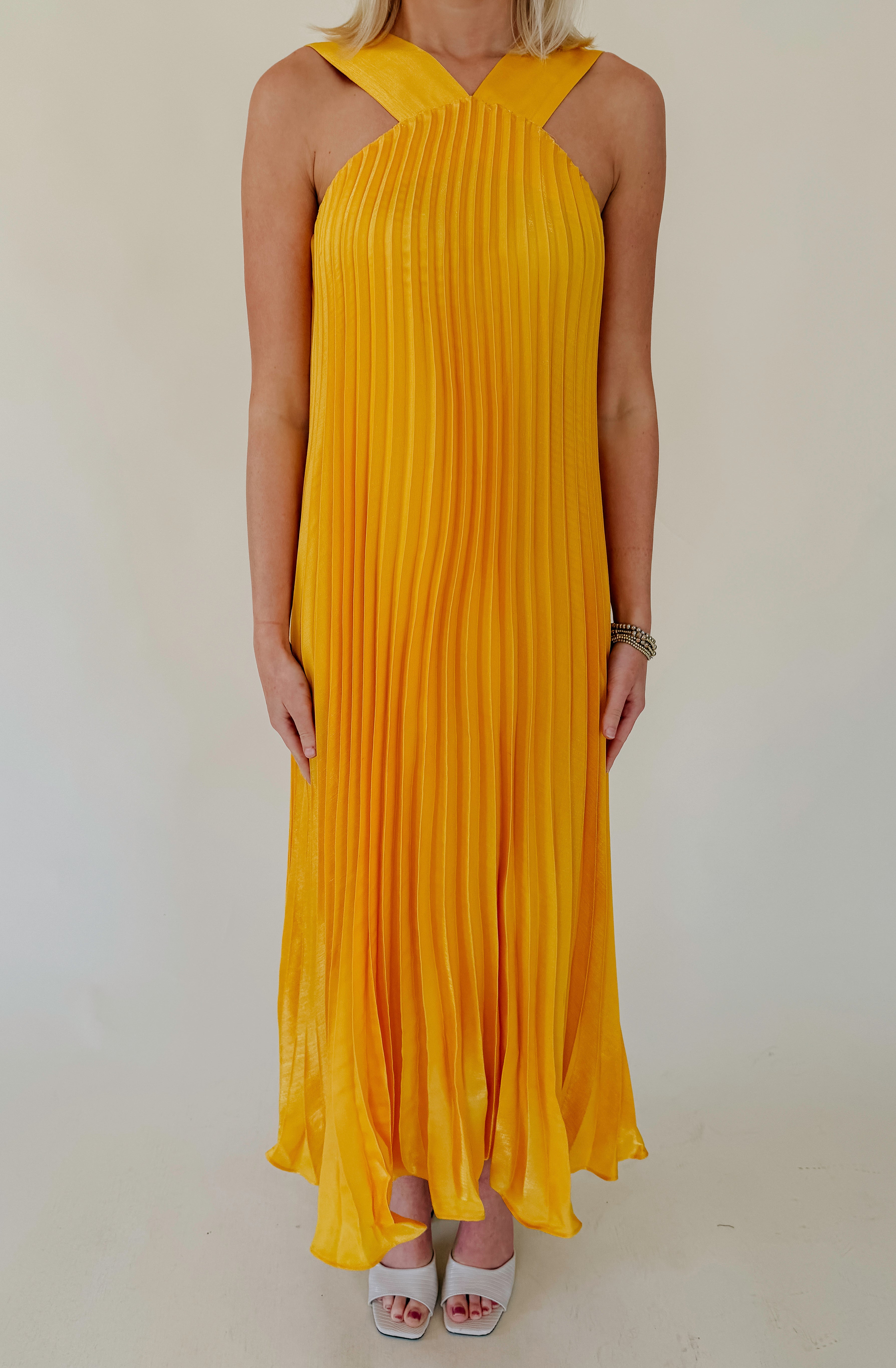 CIEBON MELISA PLEATED DRESS