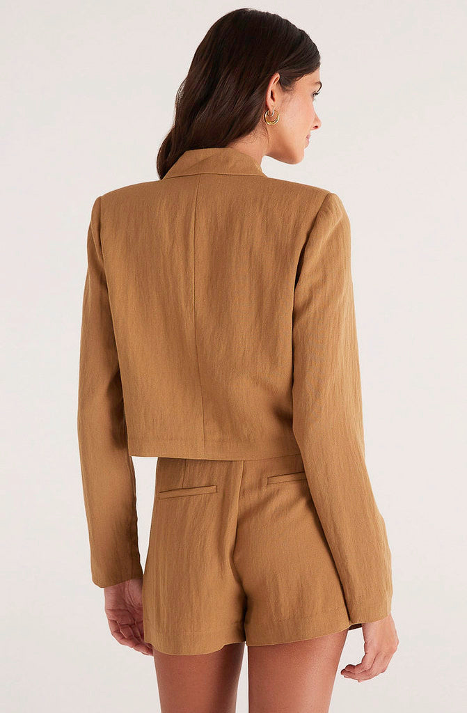 Z SUPPLY DANA AIRY CROPPED BLAZER