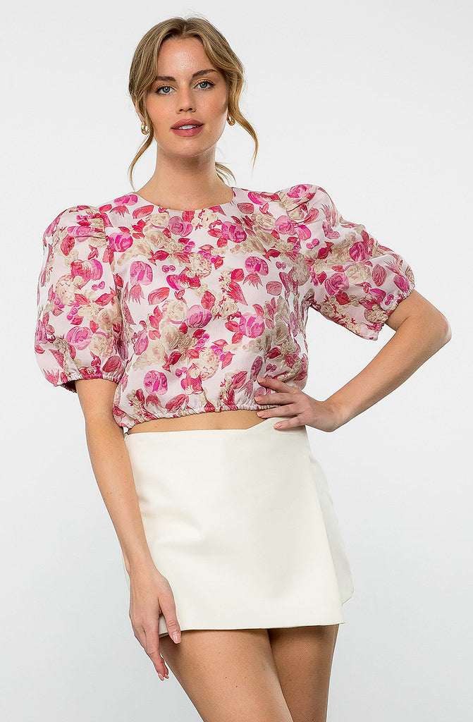 THE AUDREY FLORAL TOP