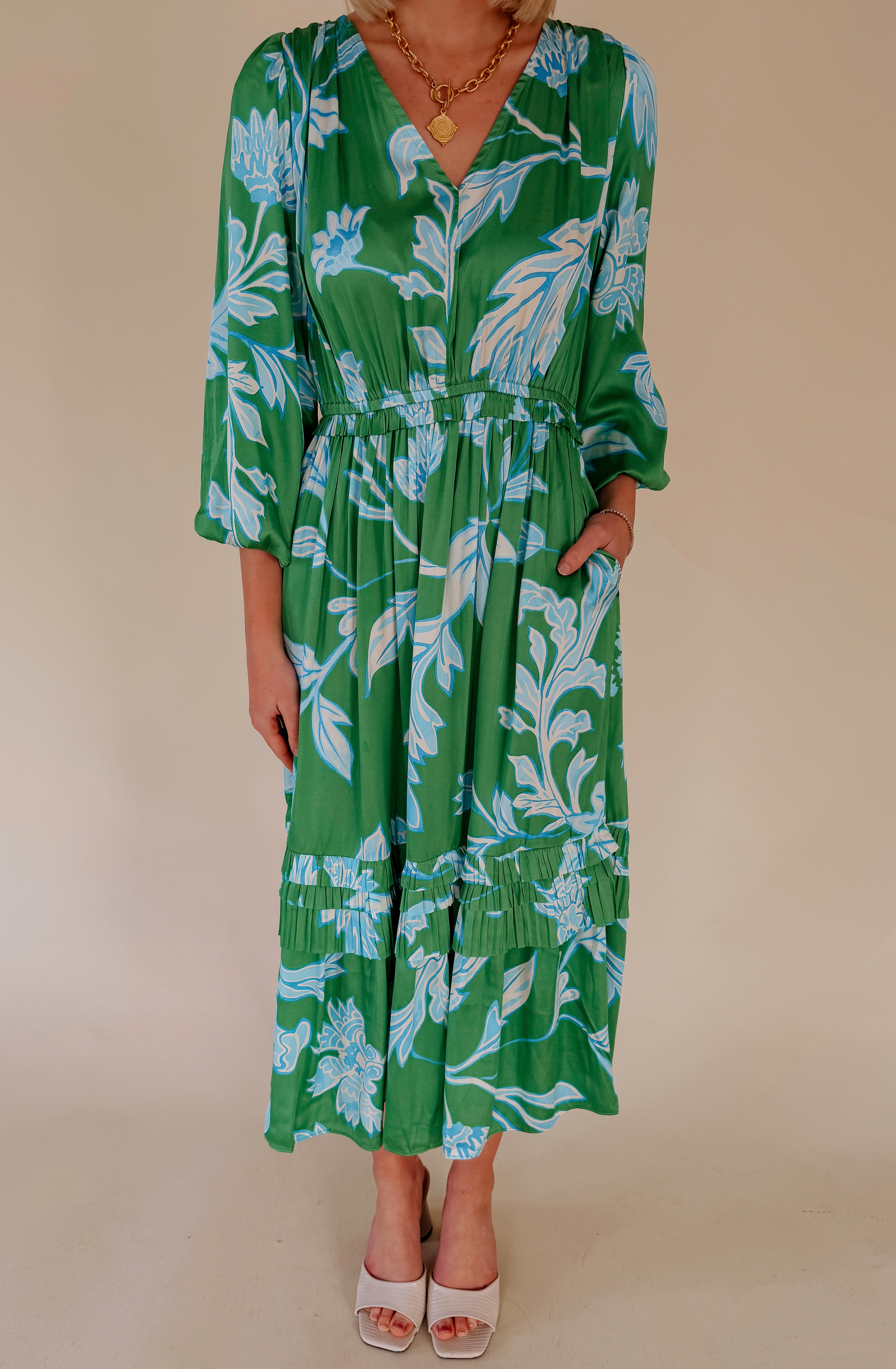 IN SEASON FLORAL MIDI