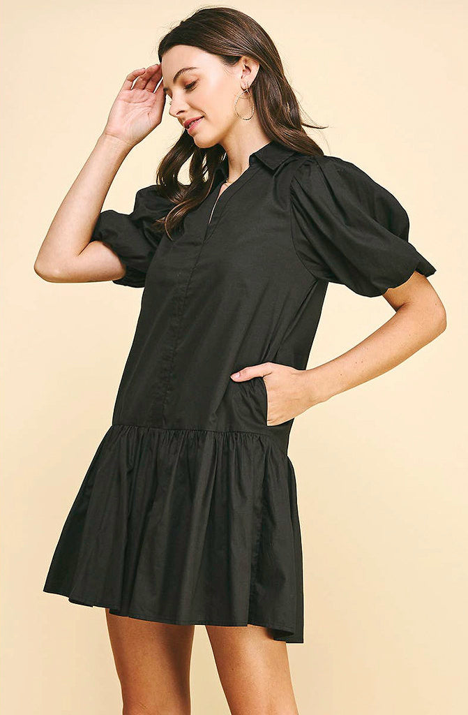 COLLAR LATER COLLARED DRESS