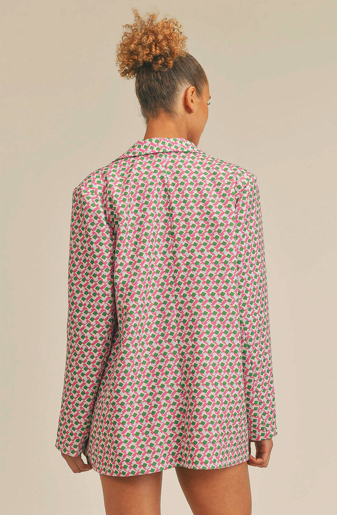 THE MARGOT PATTERNED BLAZER
