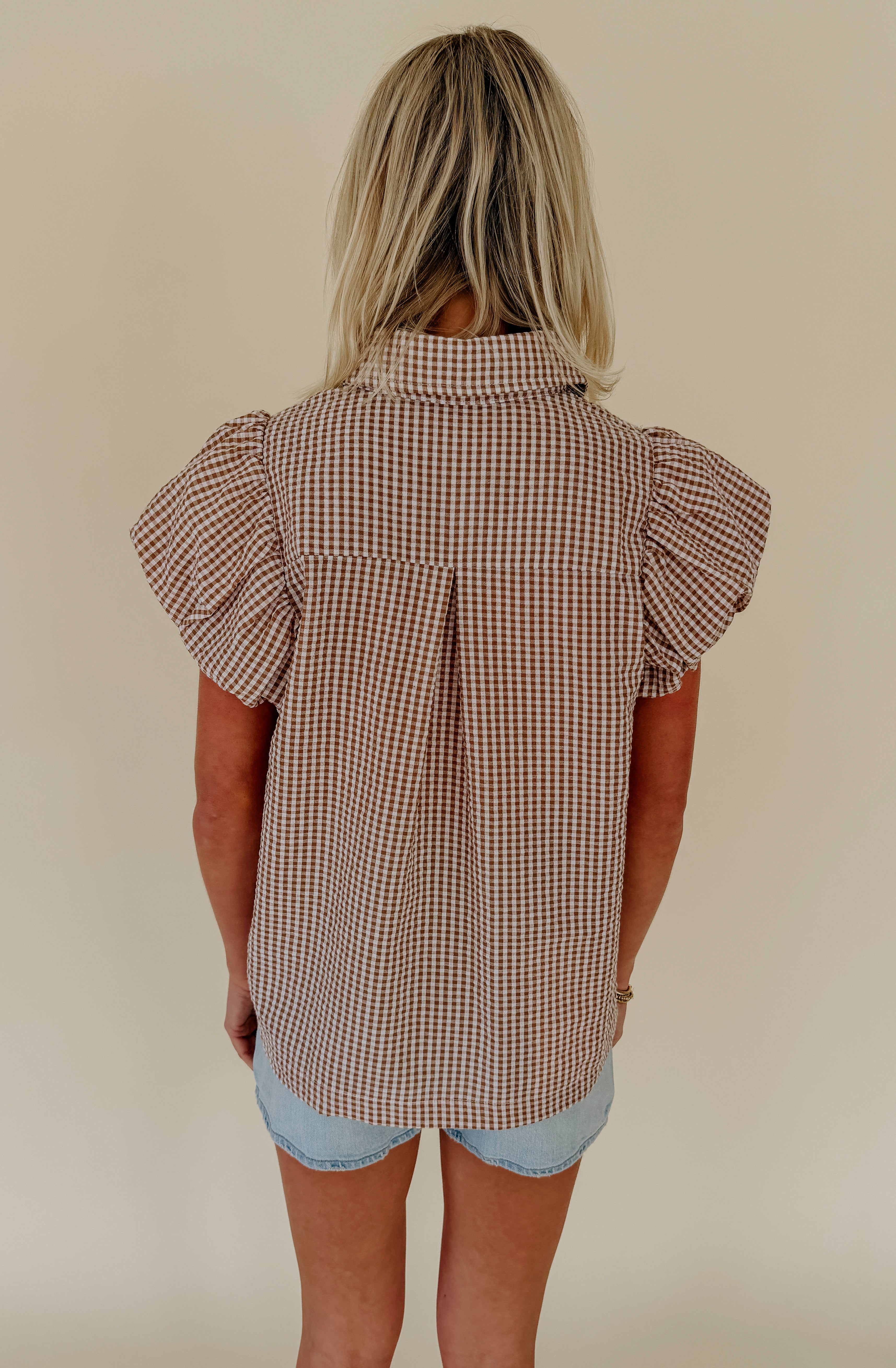 PLOT TWIST BUTTONED BLOUSE